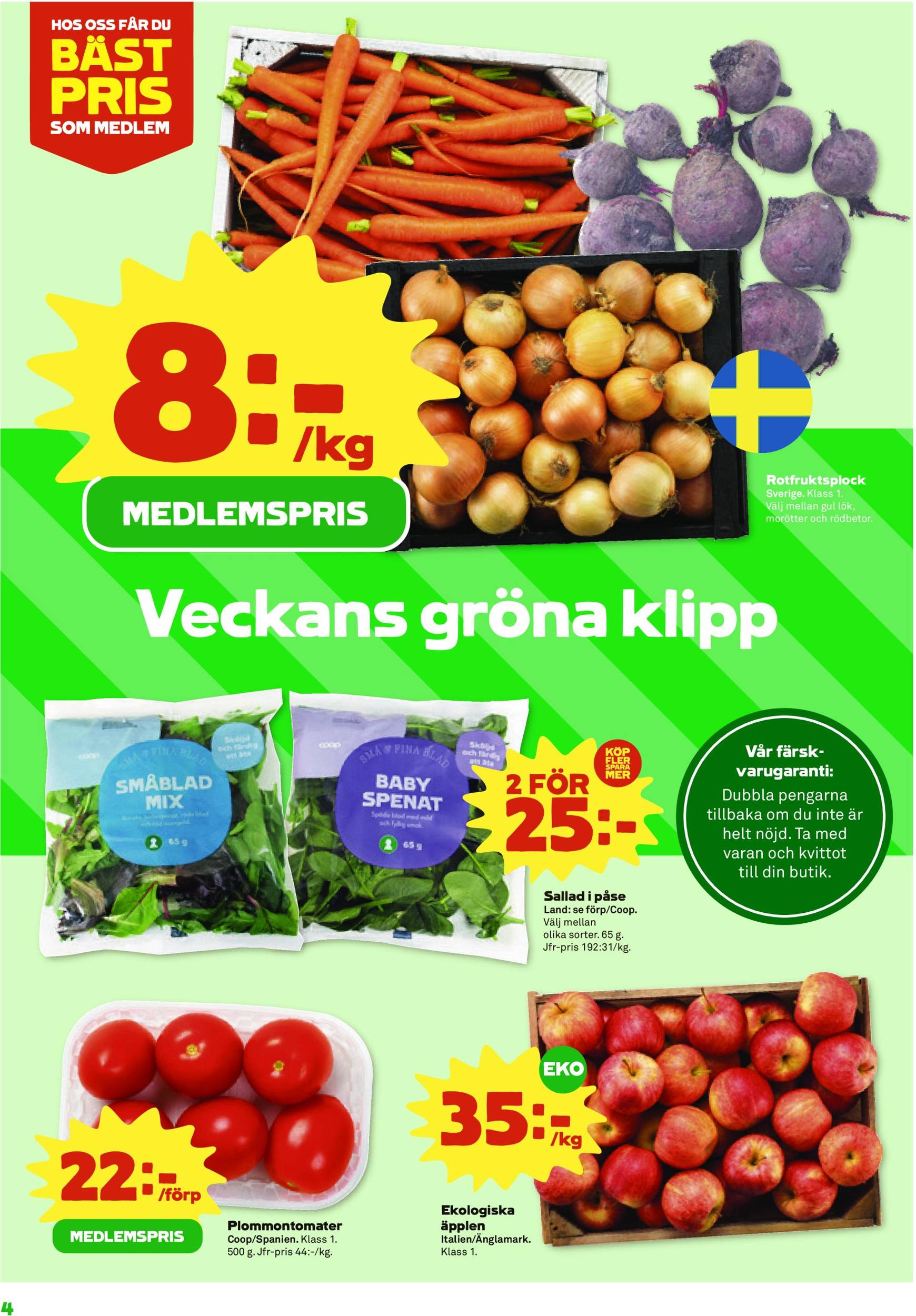 Stora Coop - Ersboda, Tomtebo-reklambladet är giltigt från 18.11. - 24.11. 4