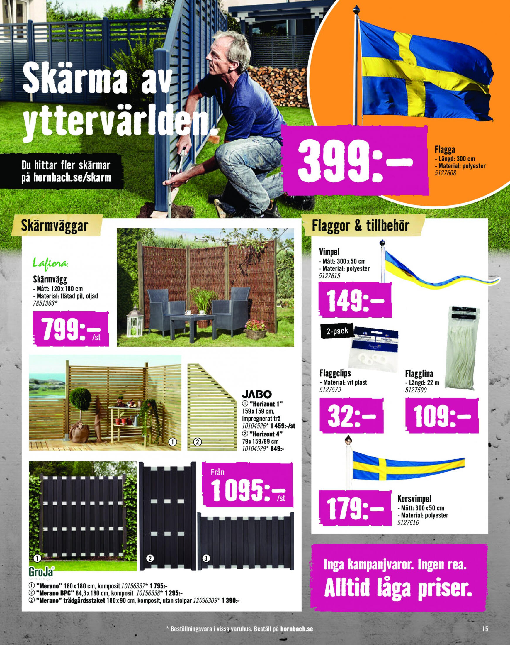 Flyer Hornbach current 01.06. - 30.06. 15