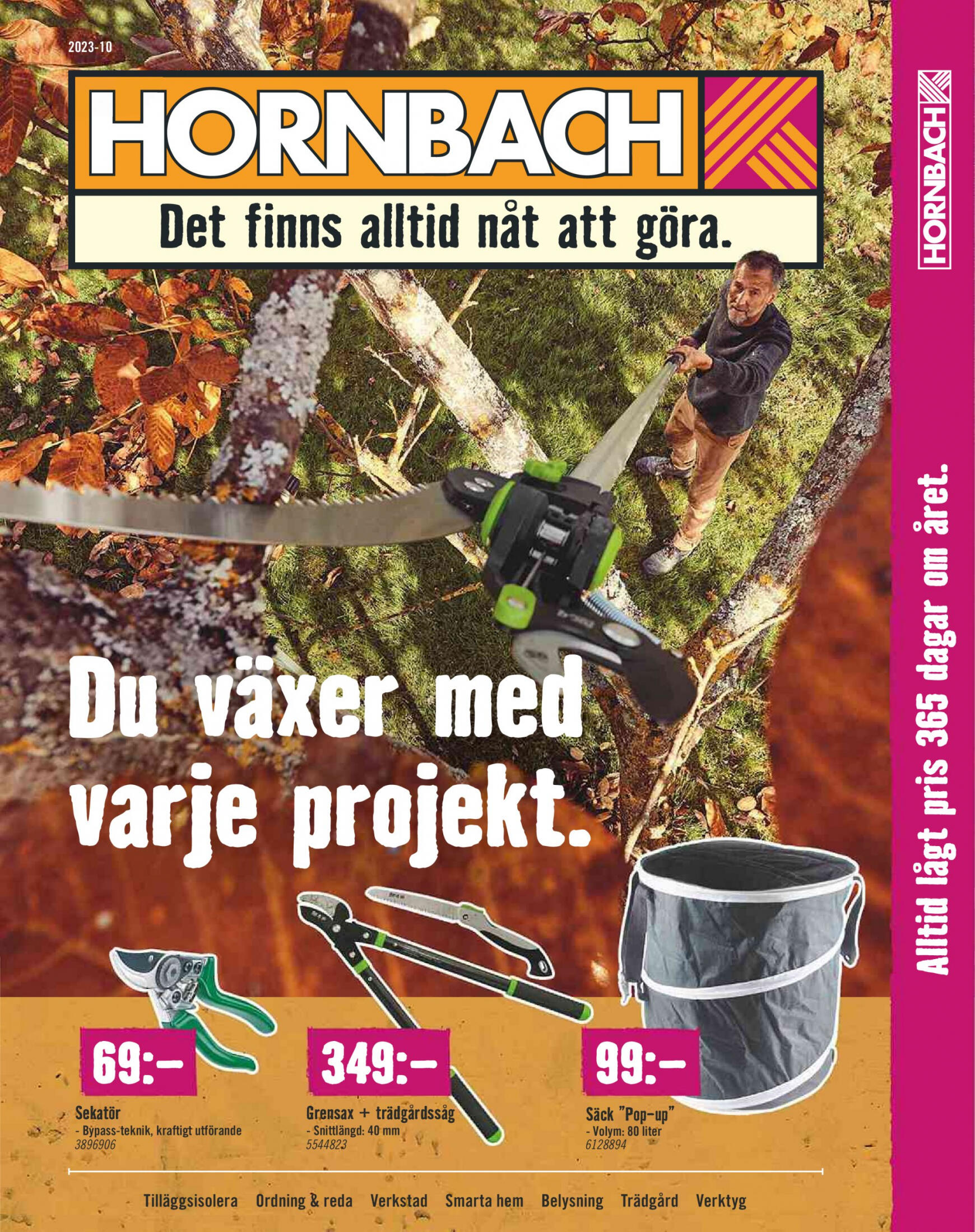 Hornbach-broschyr från Söndag 01.10.