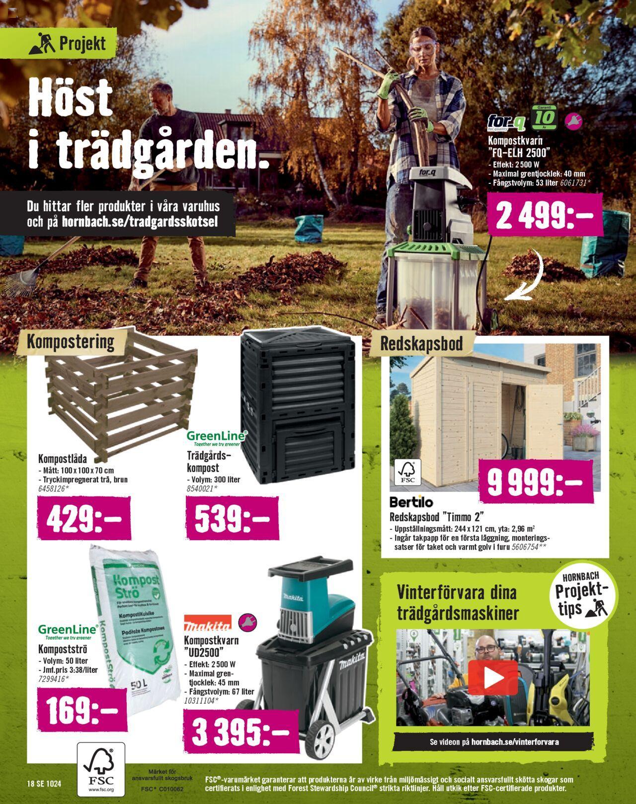 Hornbach - erbjudanden från 01/10/2024 - 31/10/2024 18