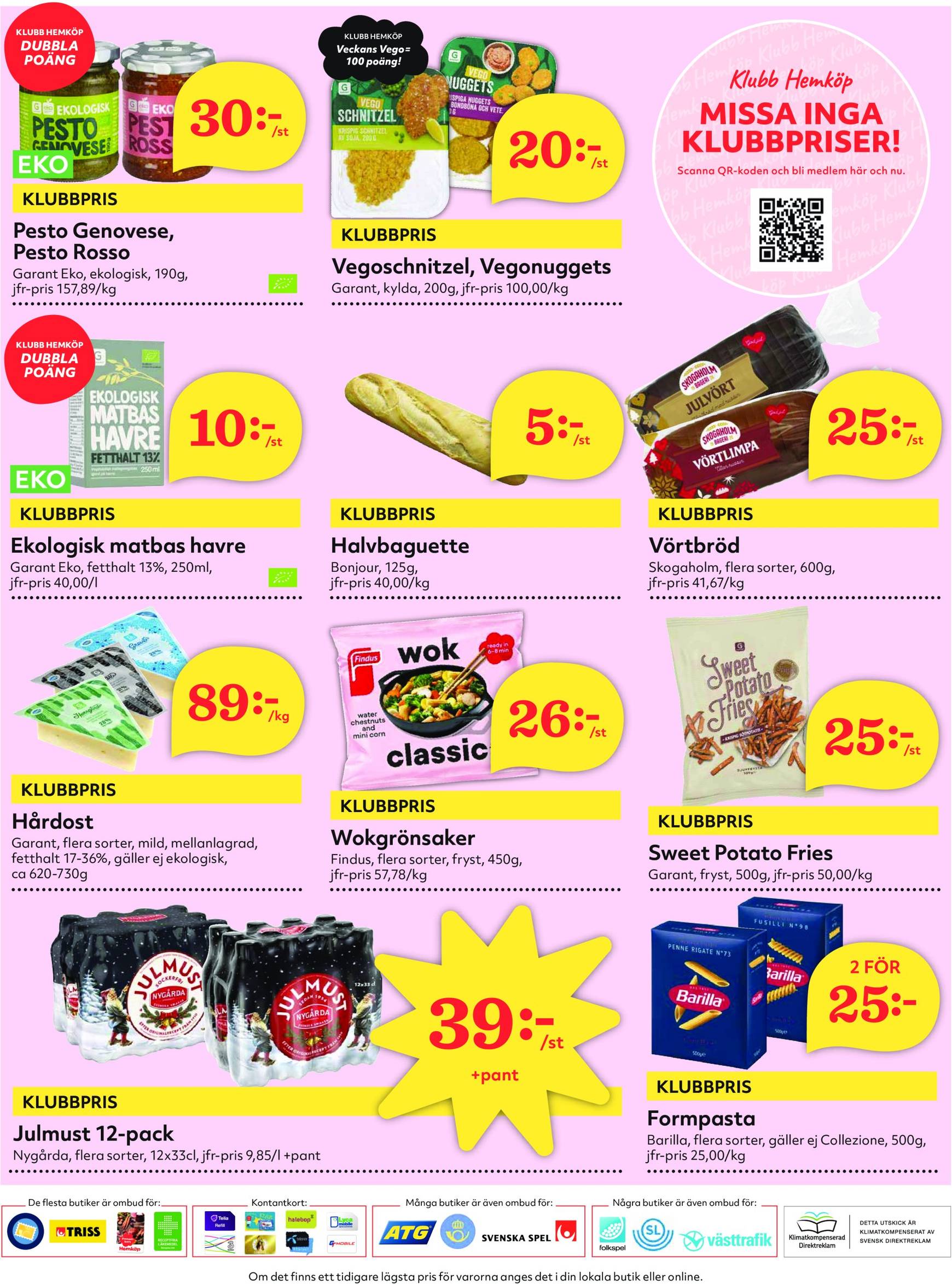 Hemköp-reklambladet är giltigt från 11.11. - 17.11. 8