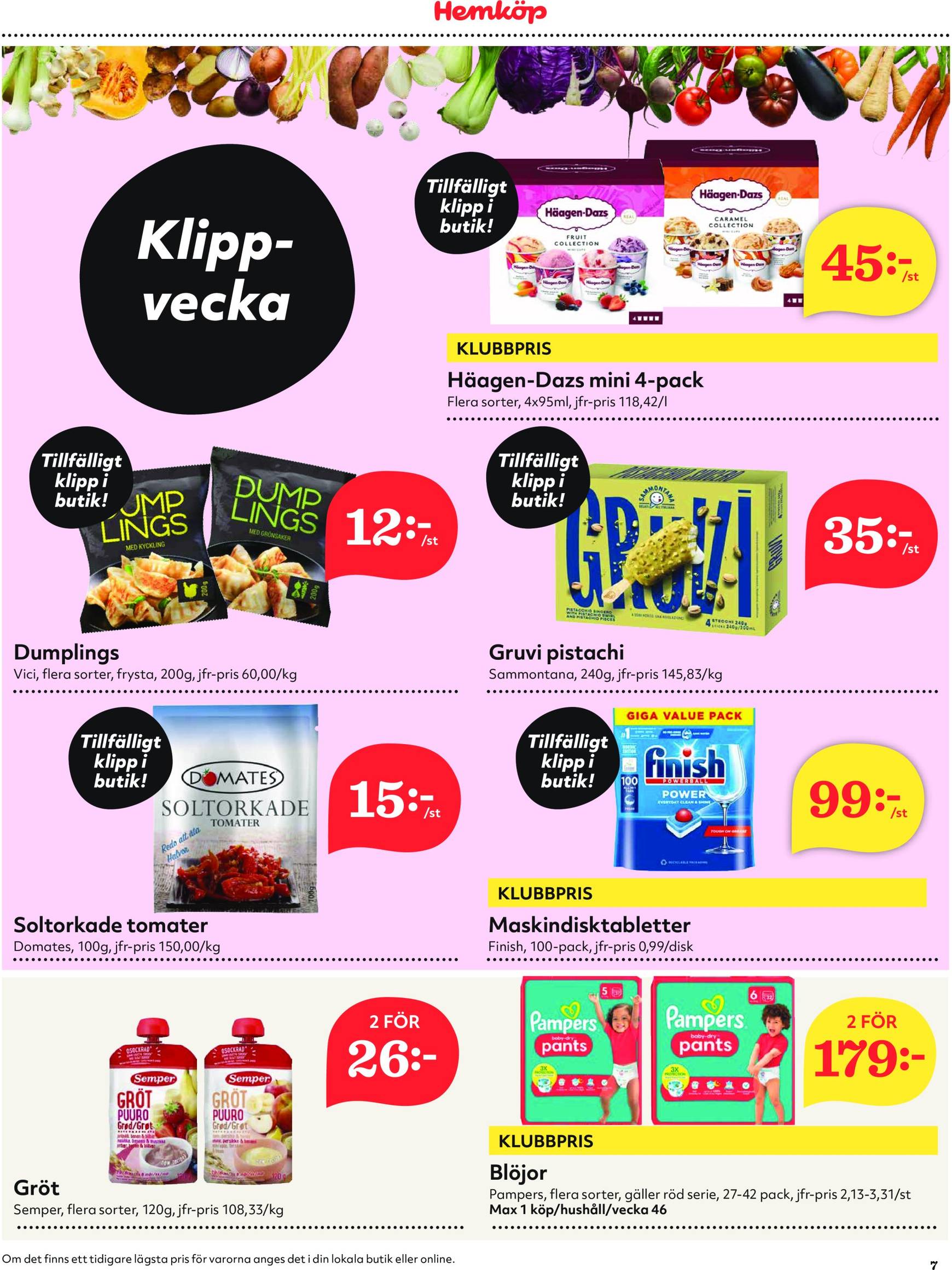 Hemköp-reklambladet är giltigt från 11.11. - 17.11. 7