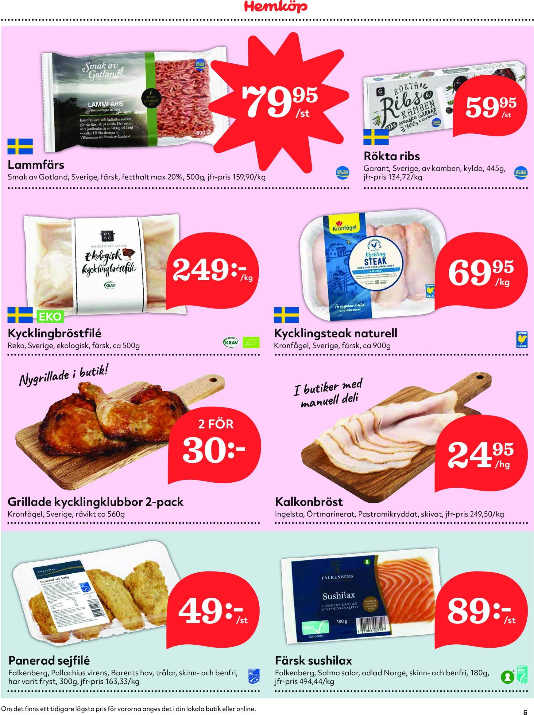 Hemköp-reklambladet är giltigt från 18.11. - 24.11. 5