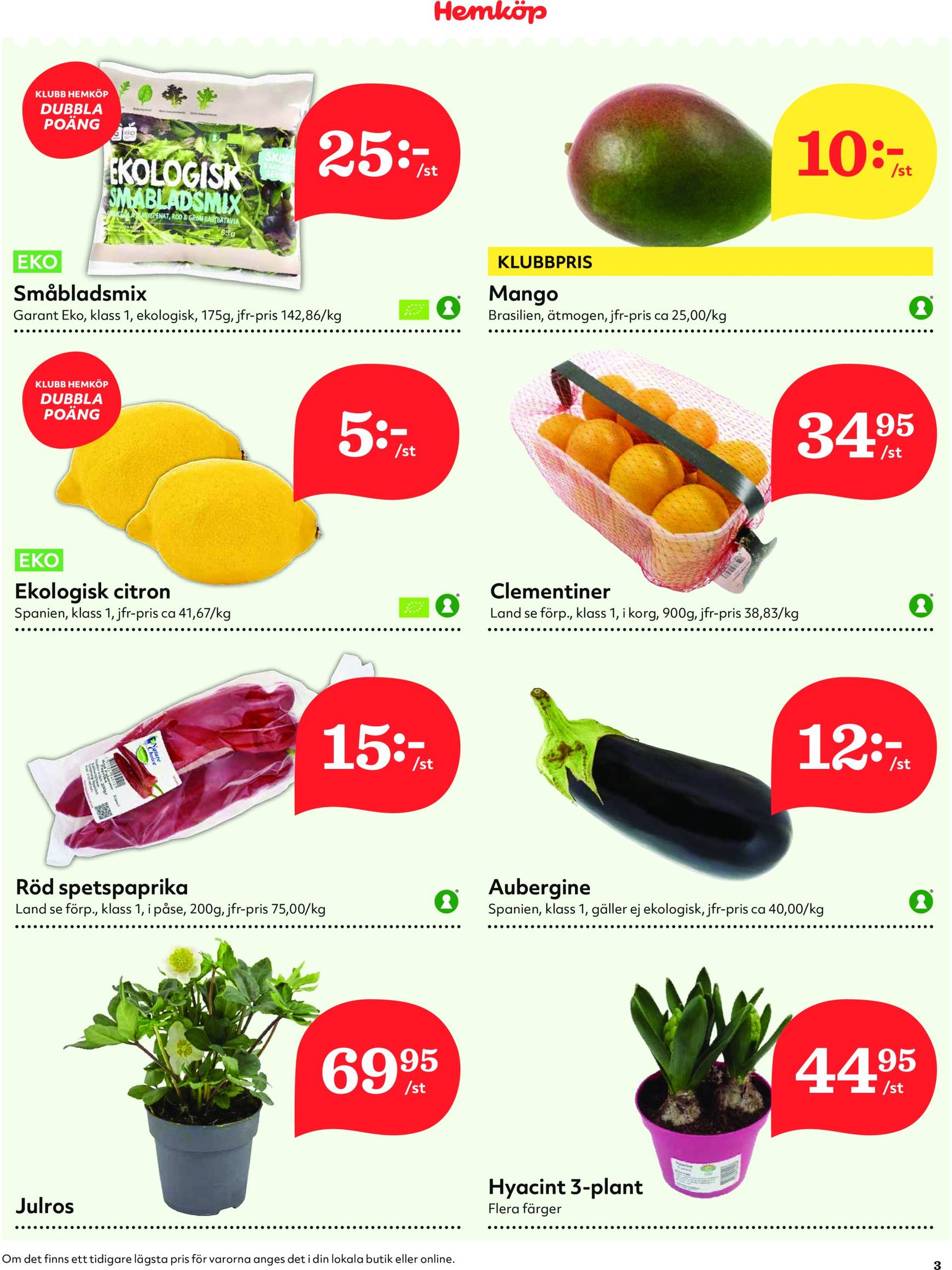 Hemköp-reklambladet är giltigt från 18.11. - 24.11. 3