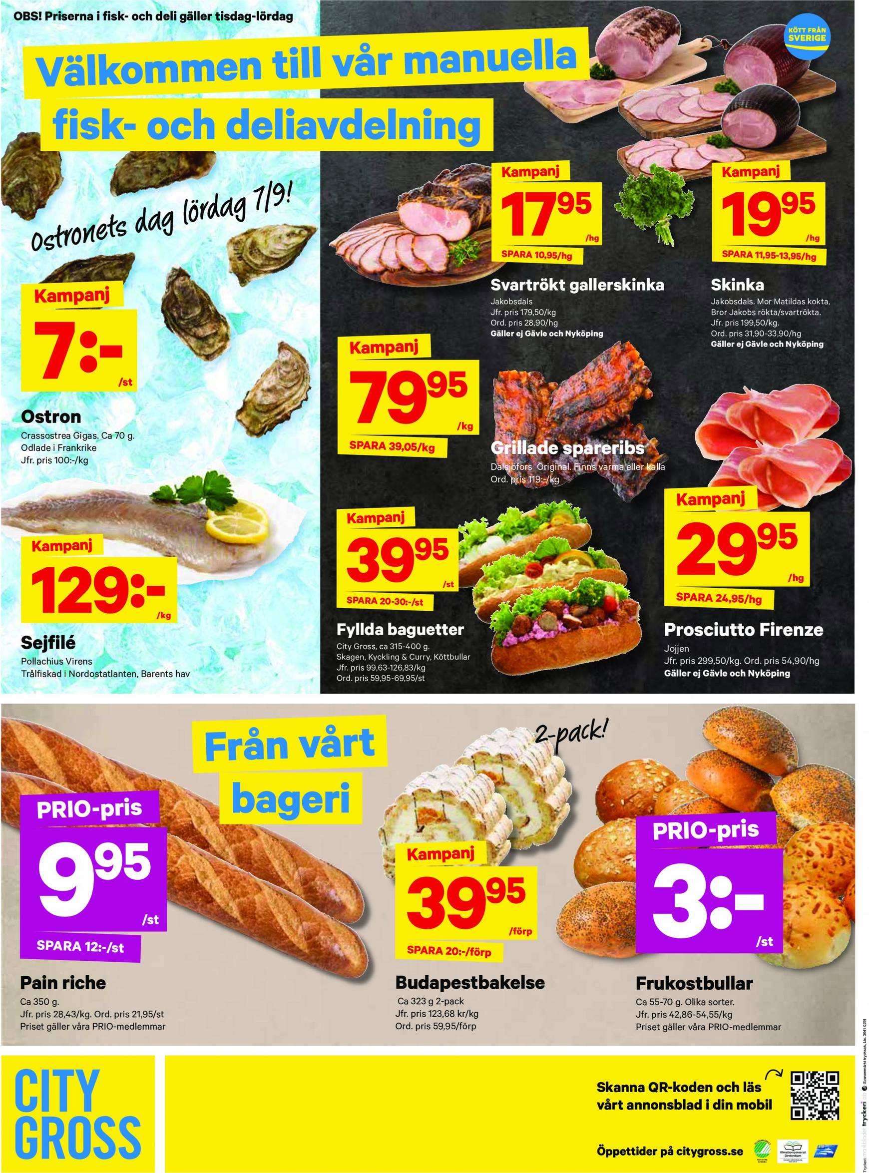 City Gross-reklambladet giltigt från 02.09. - 08.09. 11