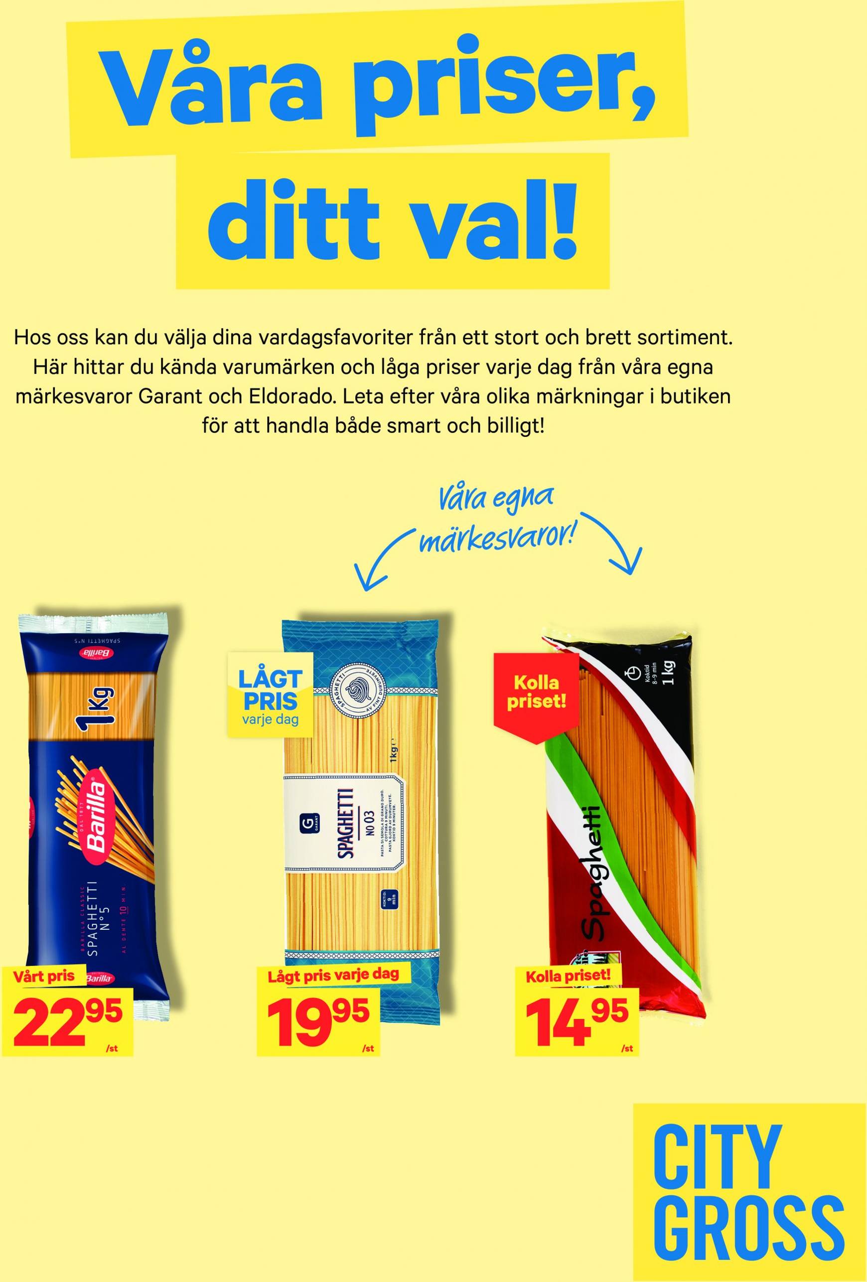 City Gross-reklambladet giltigt från 09.09. - 15.09. 8