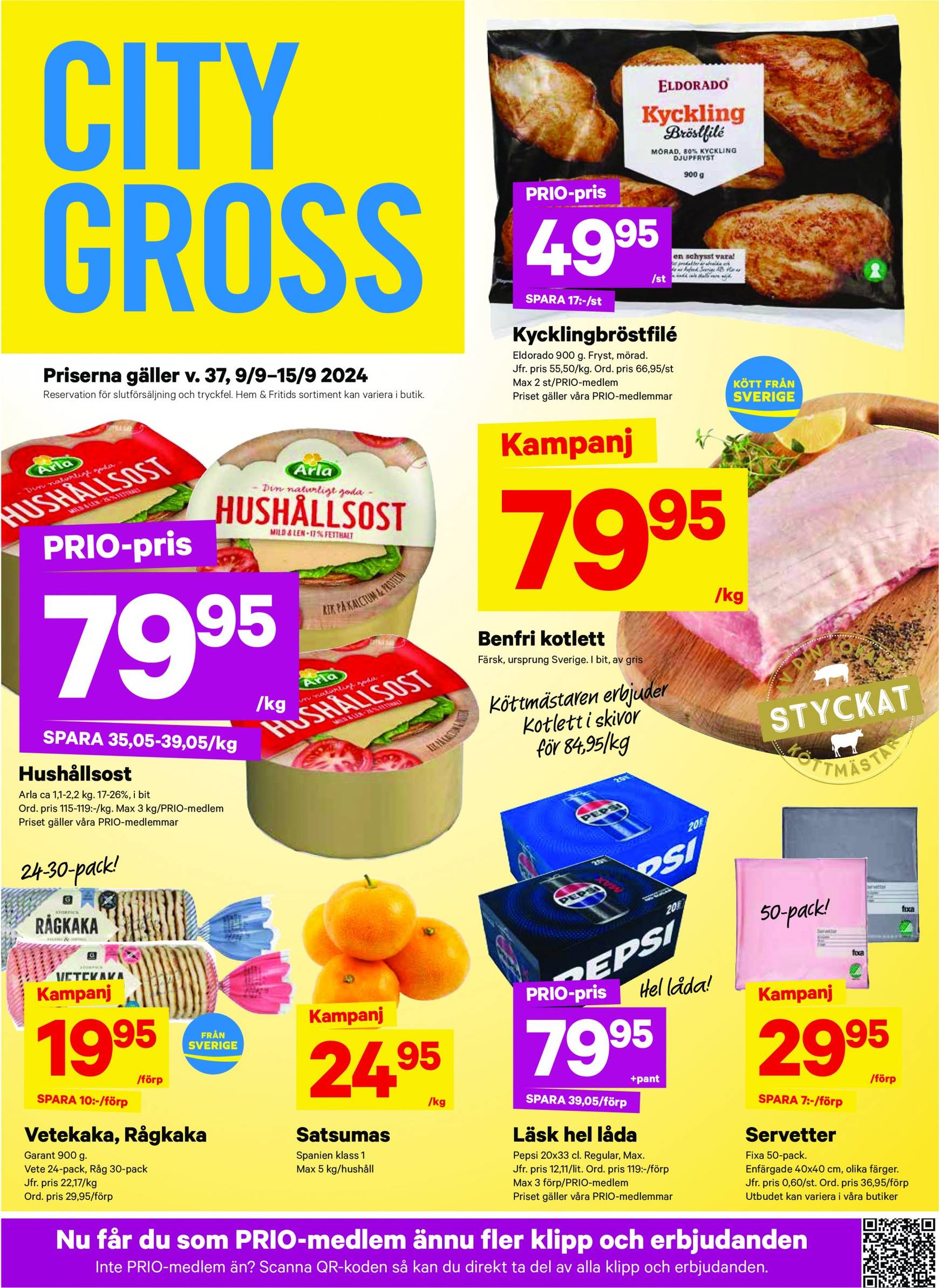 City Gross-reklambladet giltigt från 09.09. - 15.09.