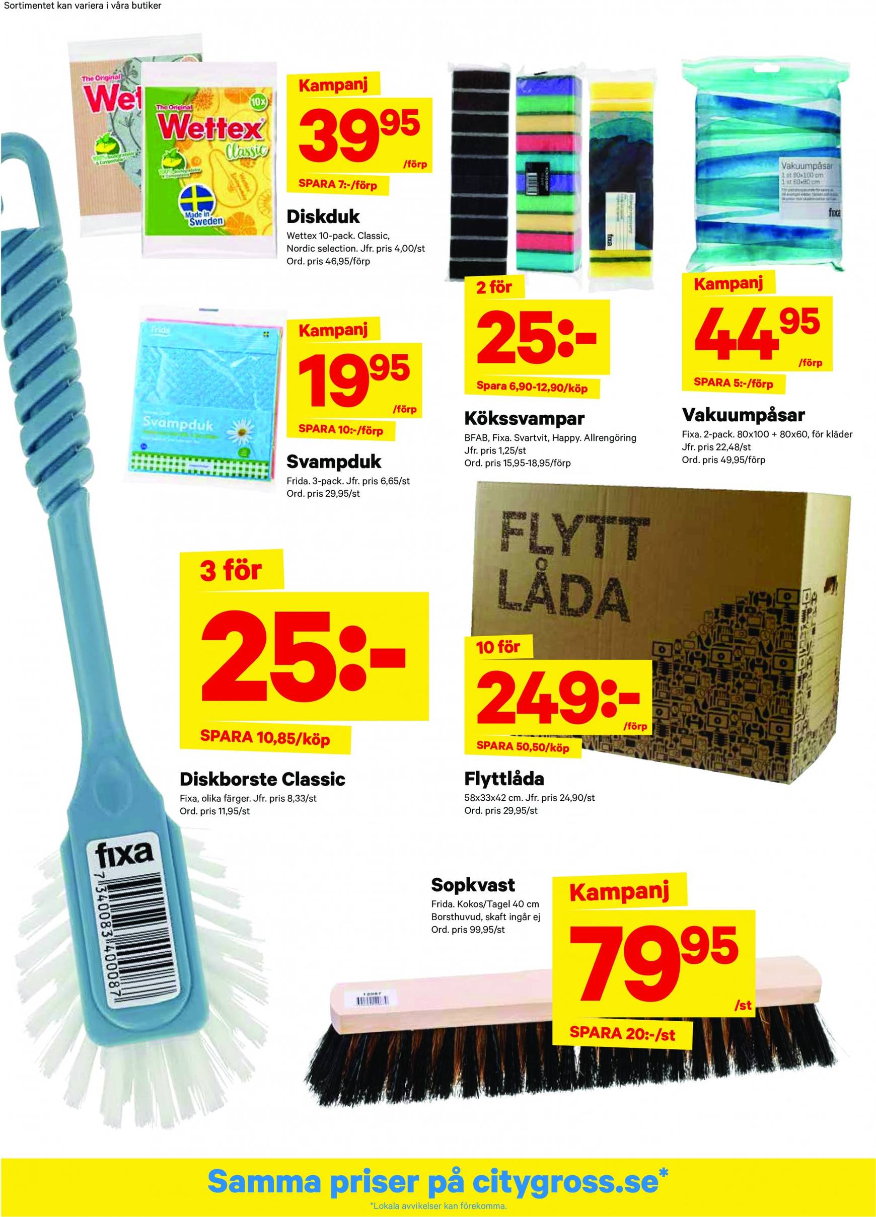 City Gross-reklambladet giltigt från 16.09. - 22.09. 9