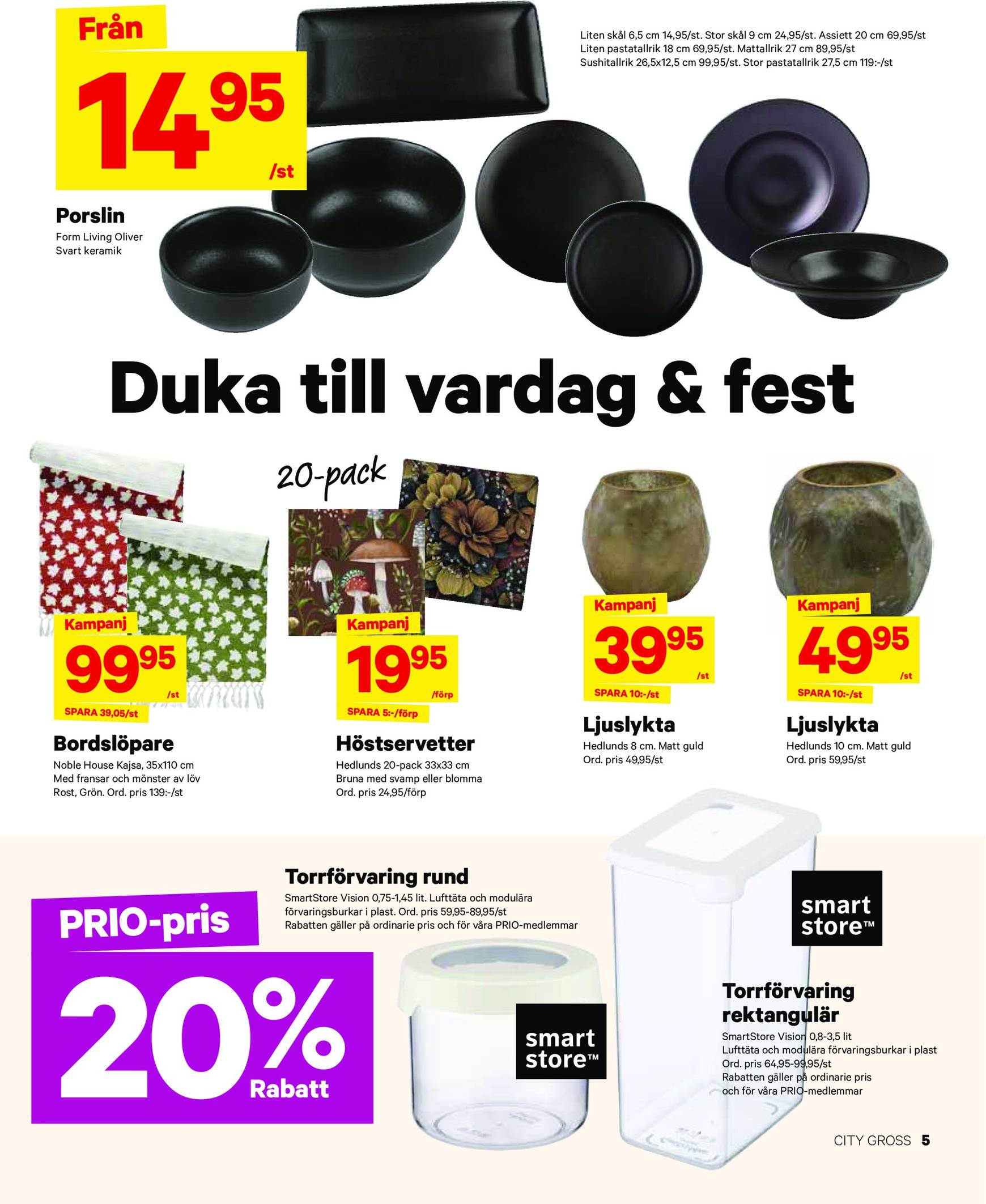 City Gross-reklambladet är giltigt från 14.10. - 20.10. 17