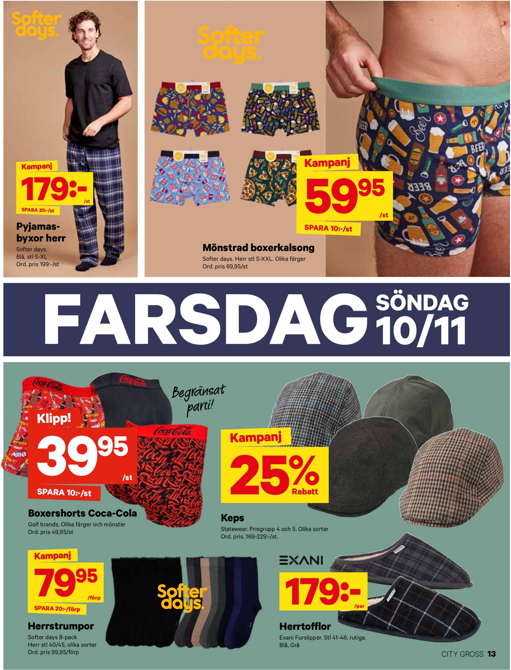 City Gross-reklambladet är giltigt från 11.11. - 17.11. 25