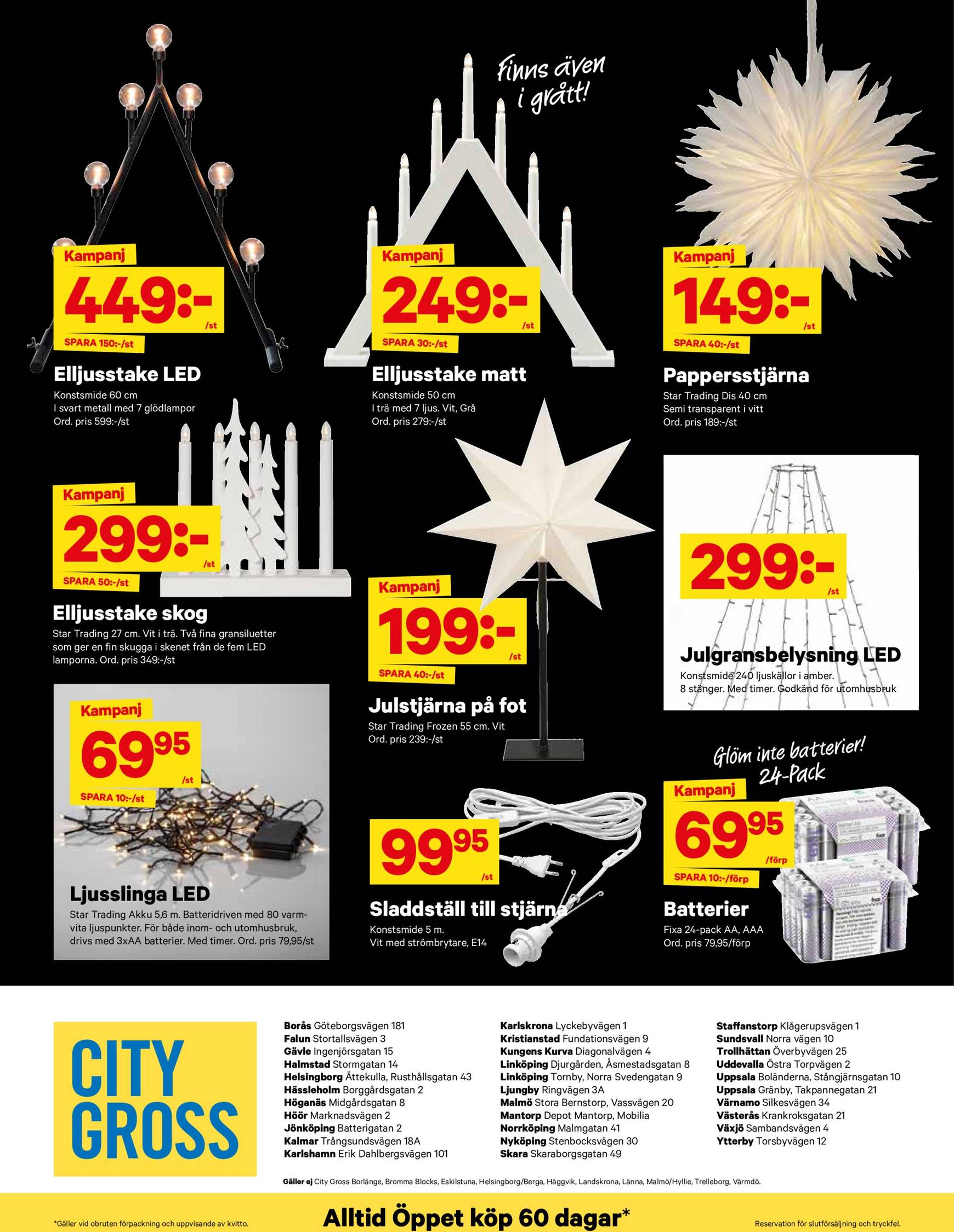 City Gross-reklambladet är giltigt från 11.11. - 17.11. 28