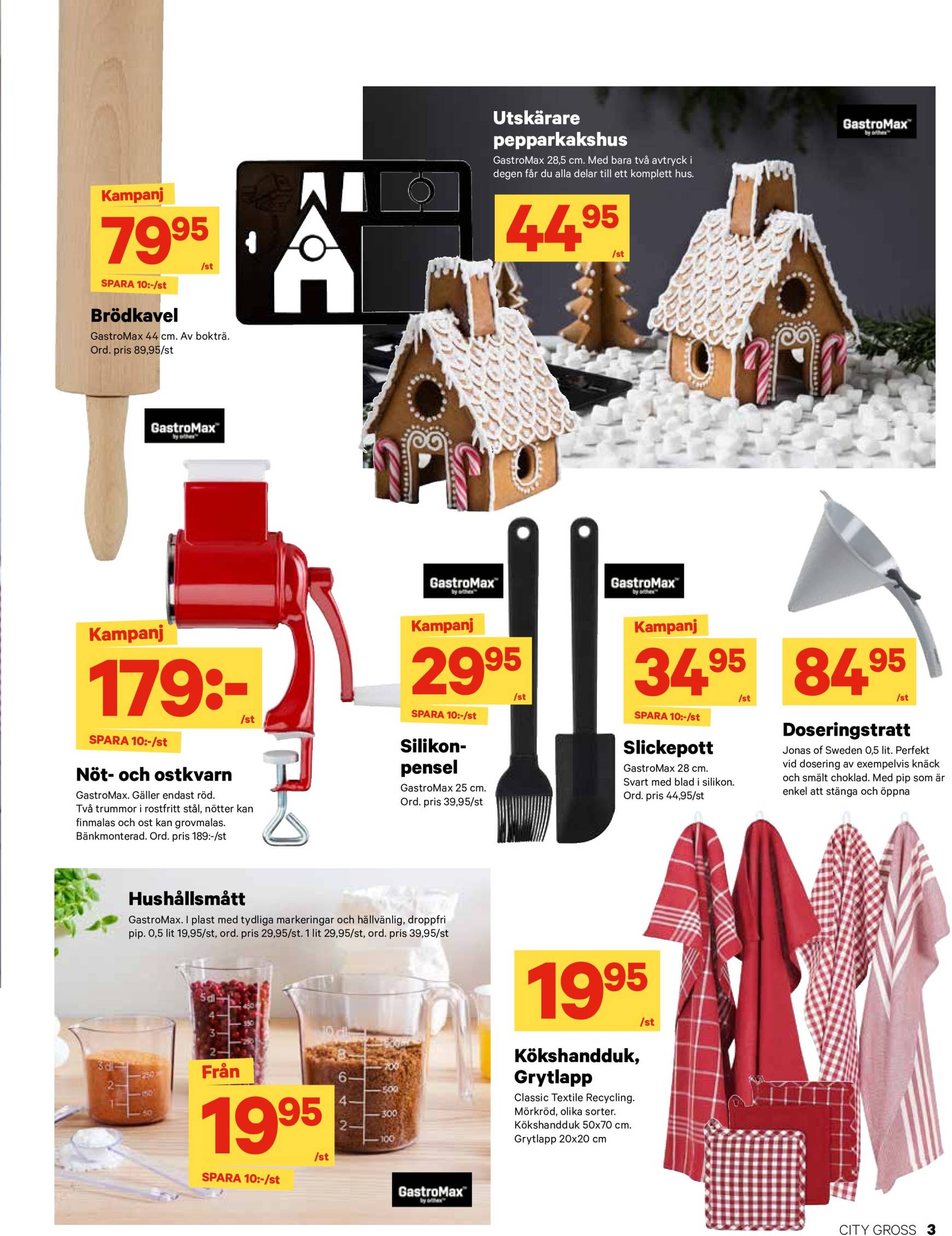 City Gross-reklambladet är giltigt från 18.11. - 24.11. 13