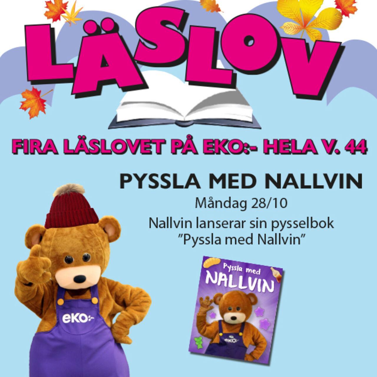 EKO - Fira läslovet på EKO från 28/10/2024