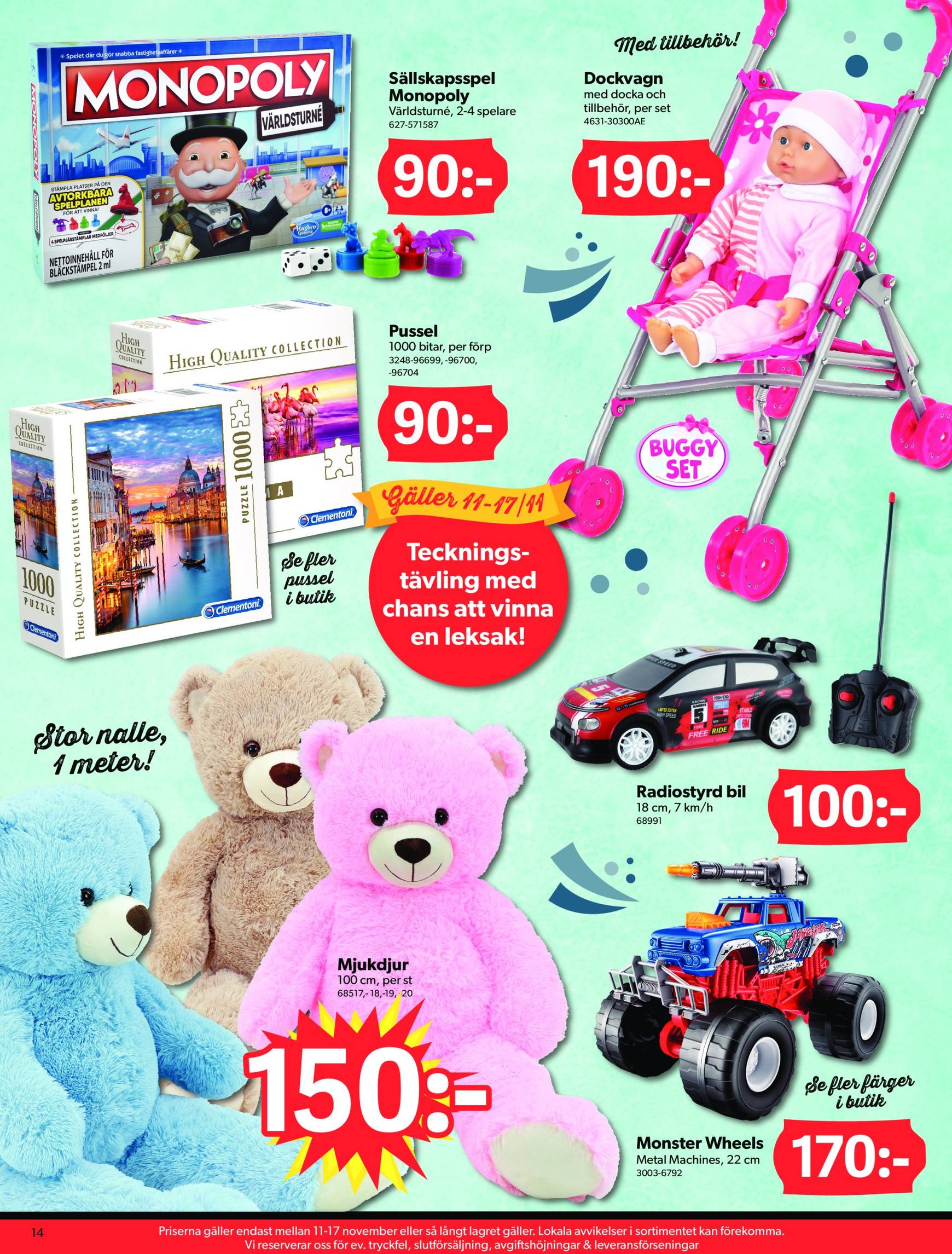 Dollar Store-reklambladet är giltigt från 11.11. - 24.11. 14