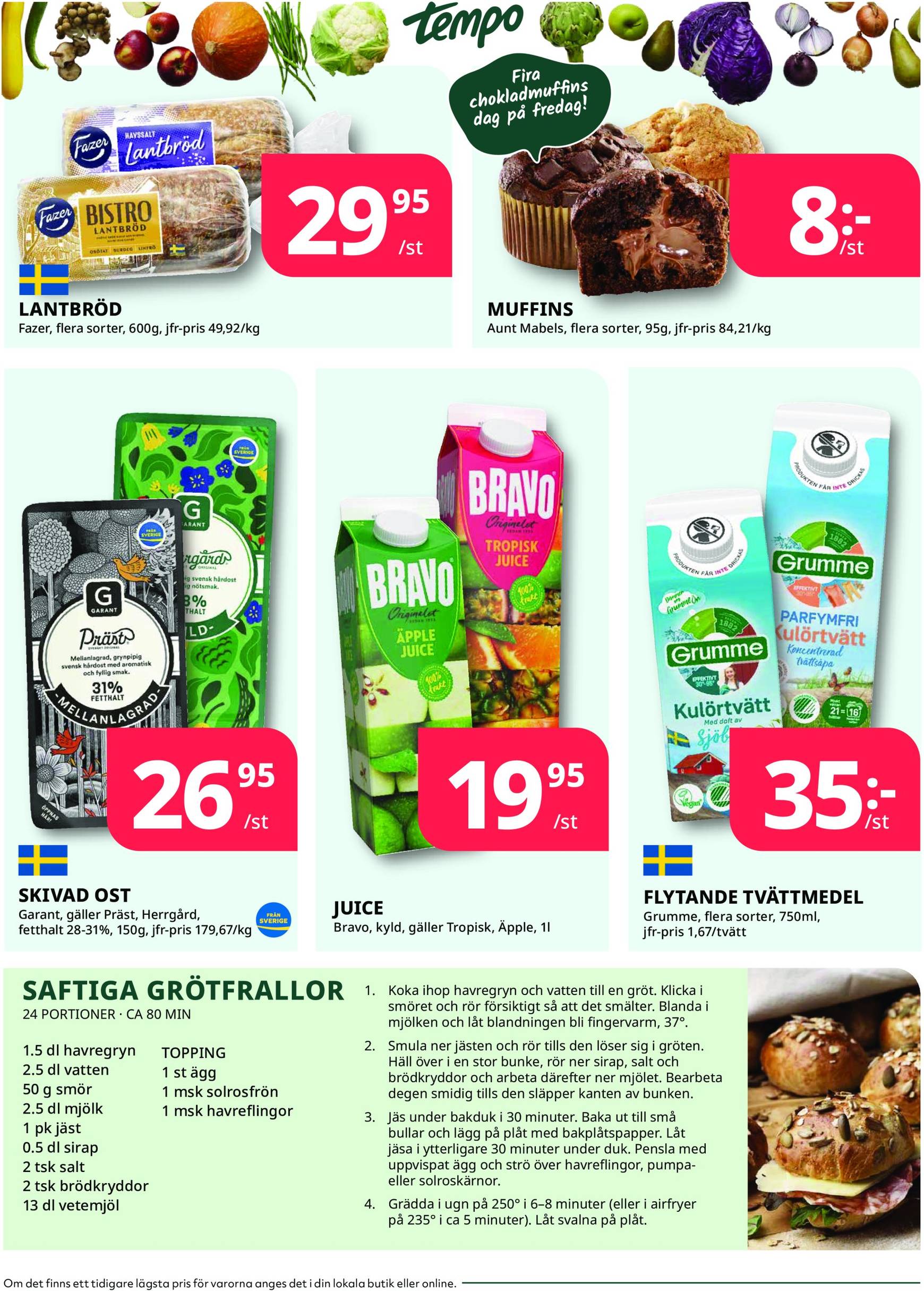 Tempo-reklambladet är giltigt från 14.10. - 20.10. 6