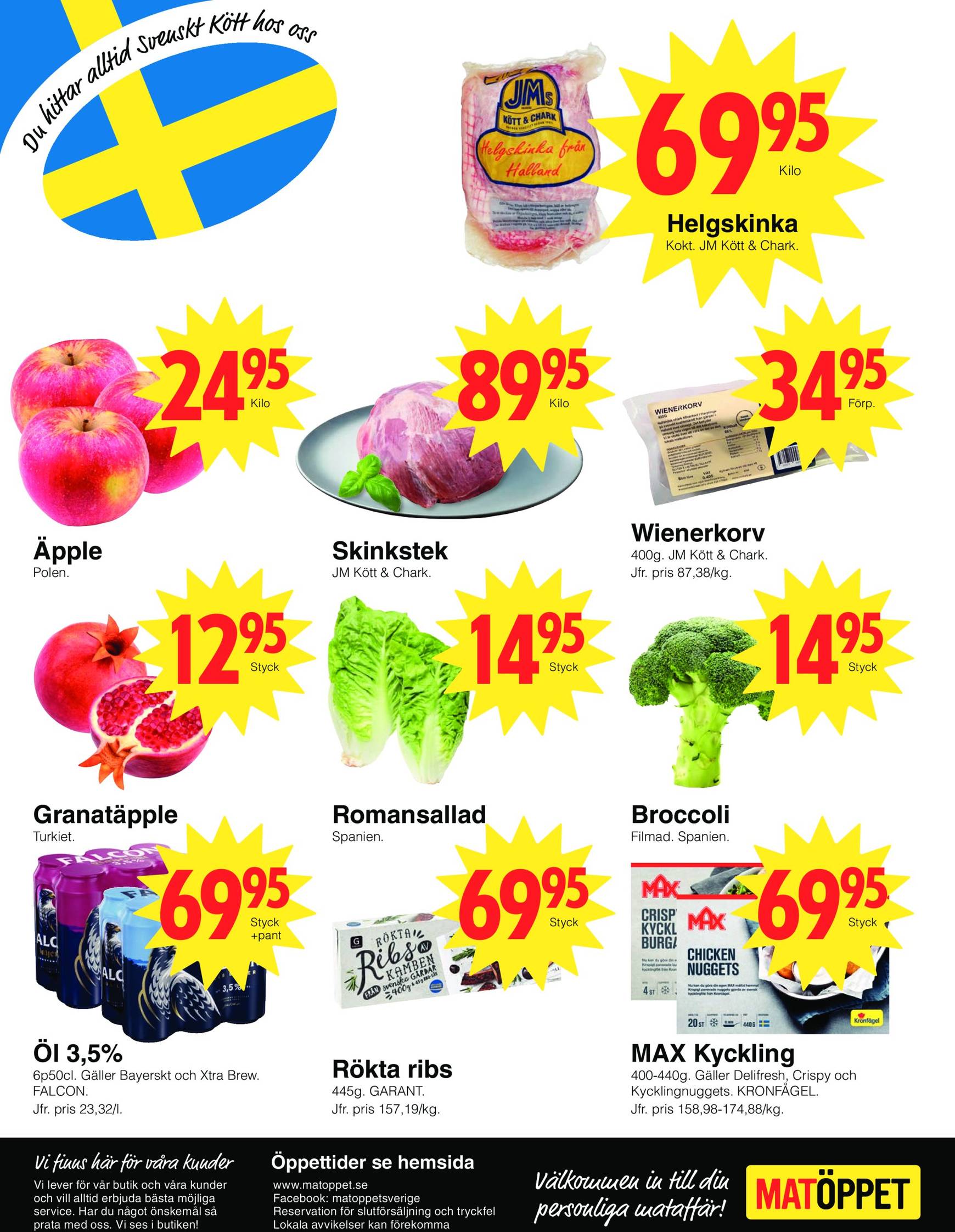 Matöppet-reklambladet är giltigt från 11.11. - 17.11. 4