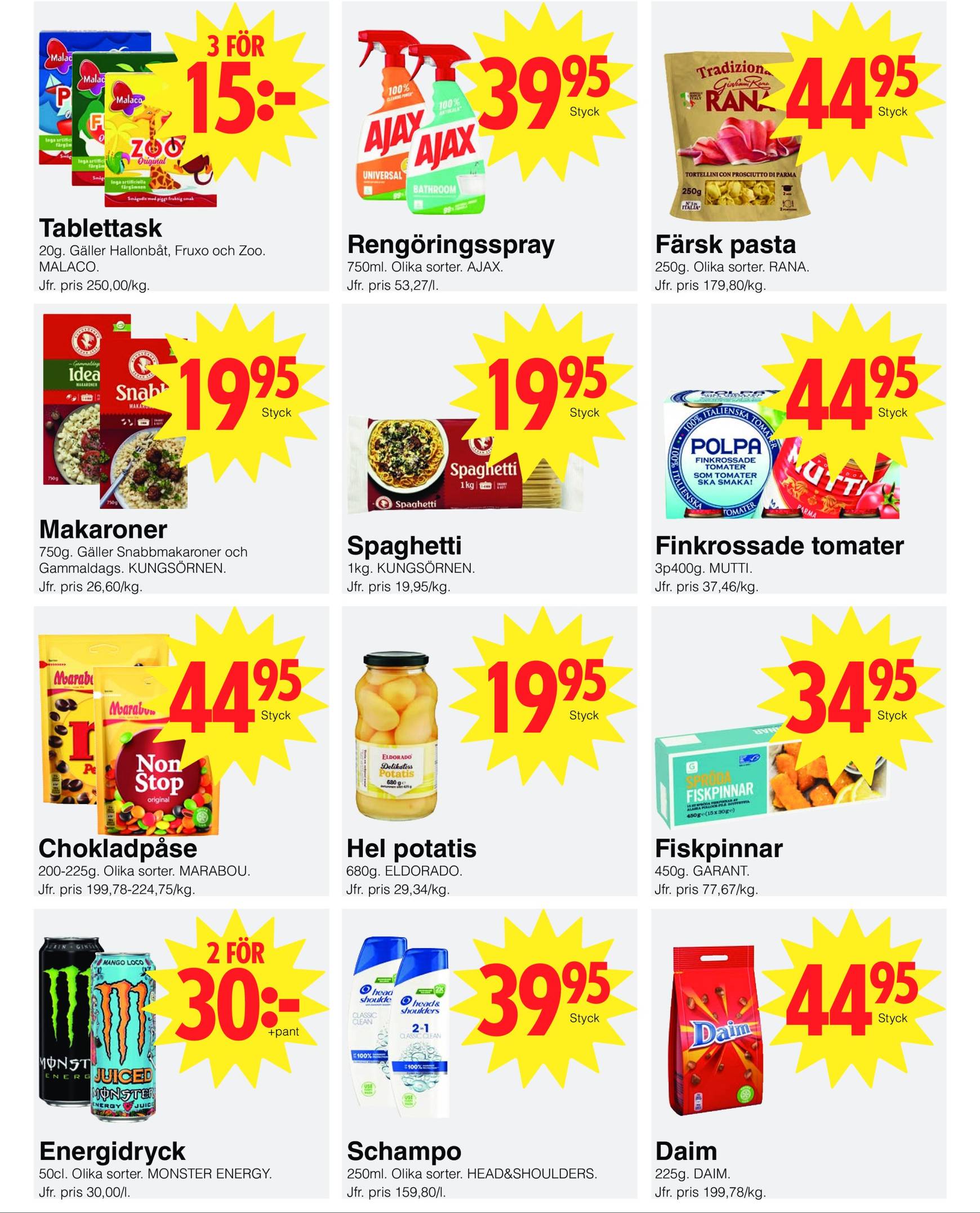 Matöppet-reklambladet är giltigt från 11.11. - 17.11. 3