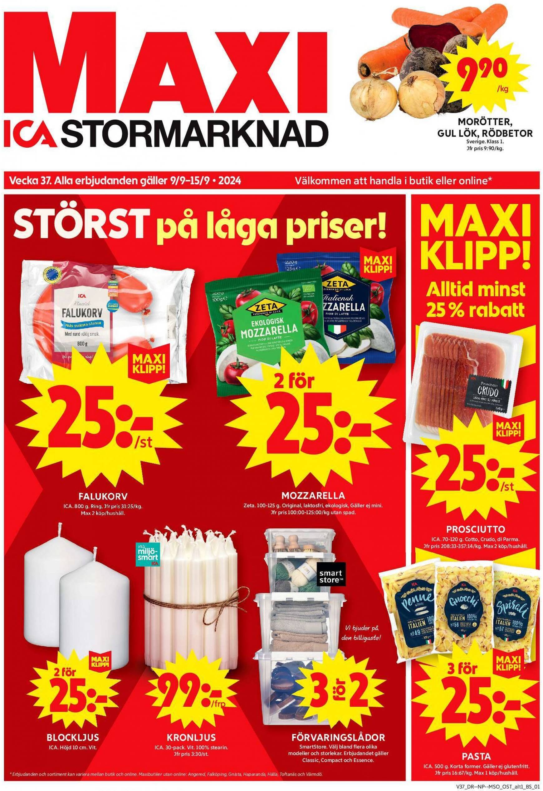 ICA Maxi-reklambladet giltigt från 09.09. - 15.09.