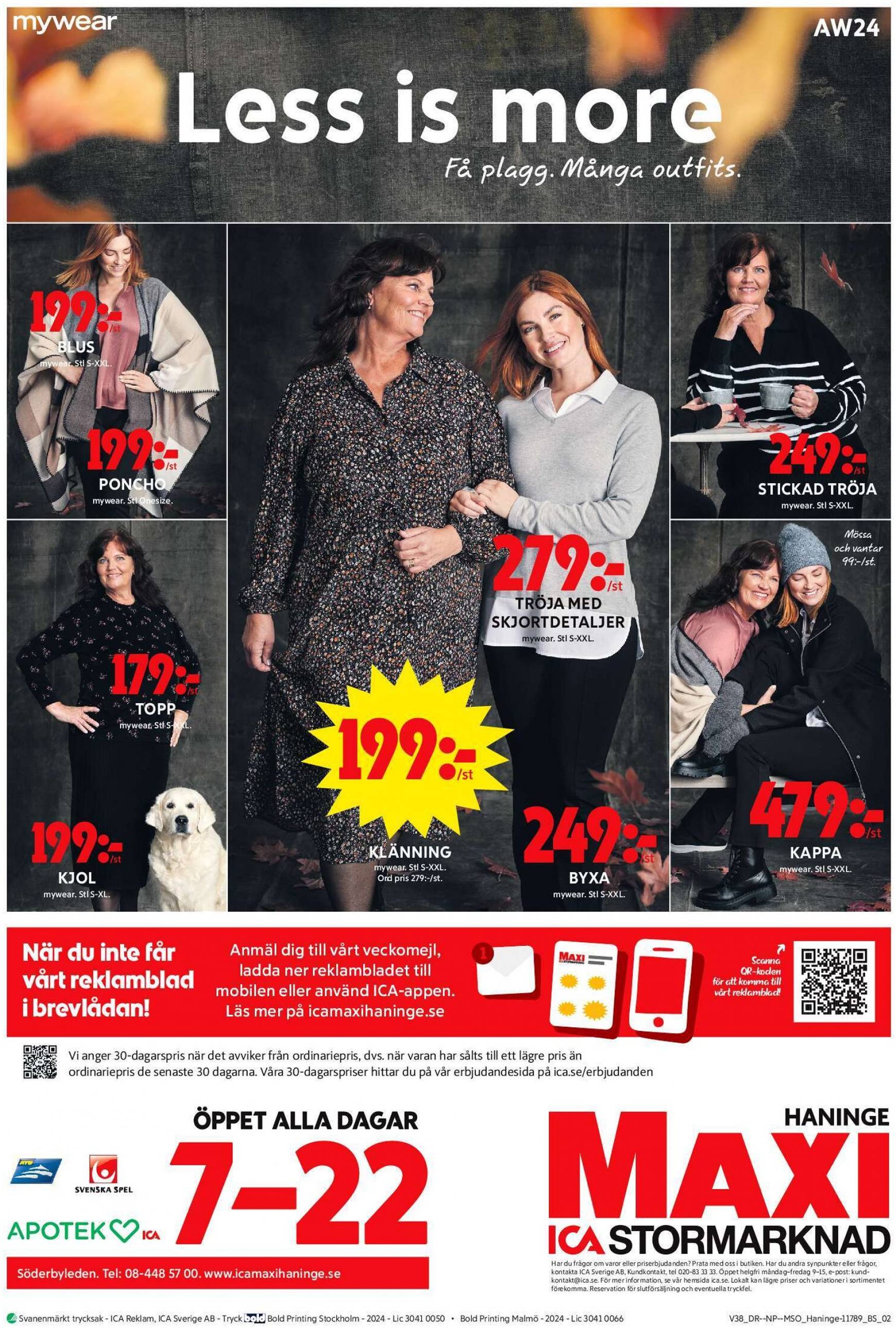 ICA Maxi-reklambladet giltigt från 16.09. - 22.09. 14