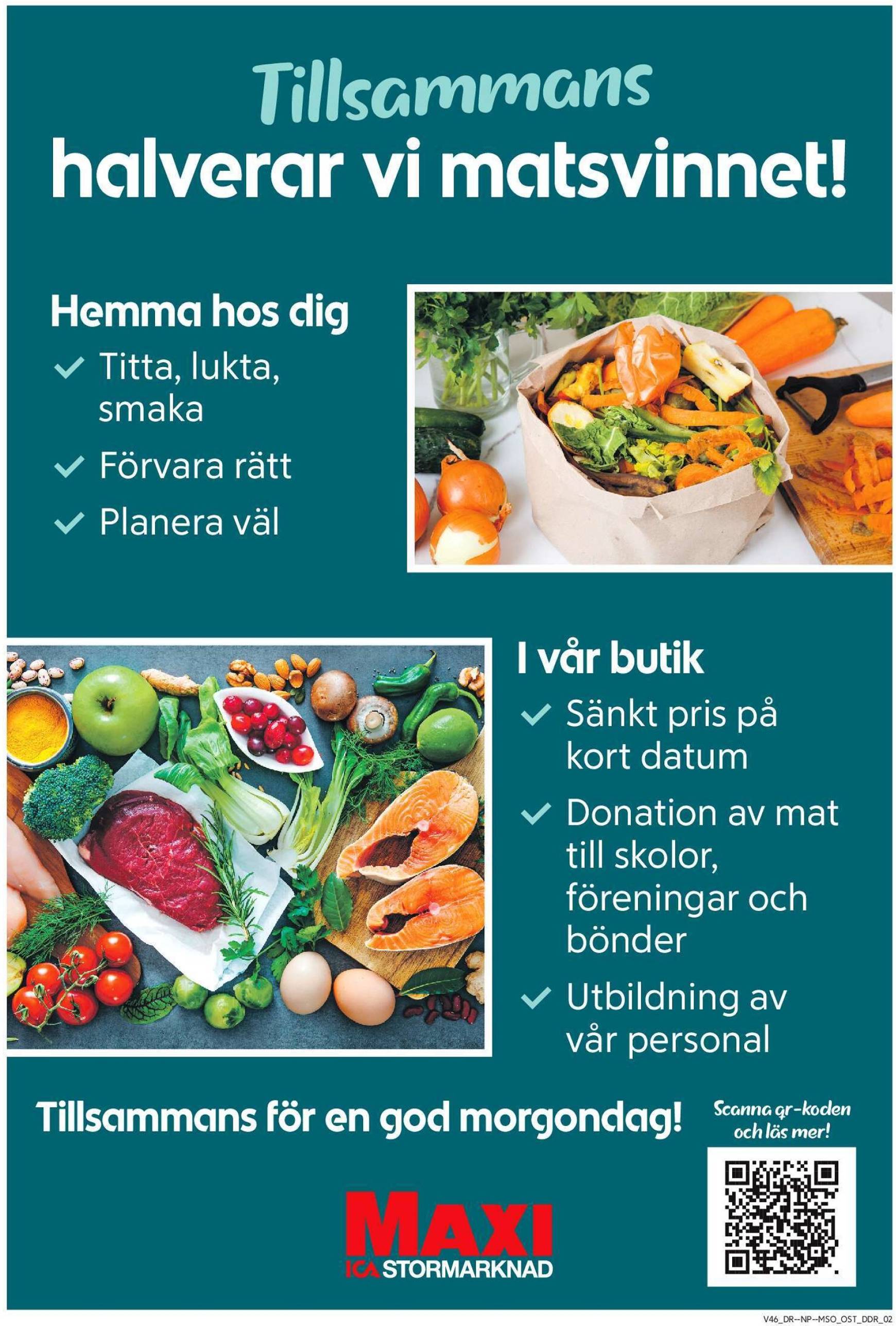 ICA Maxi-reklambladet är giltigt från 11.11. - 17.11. 7