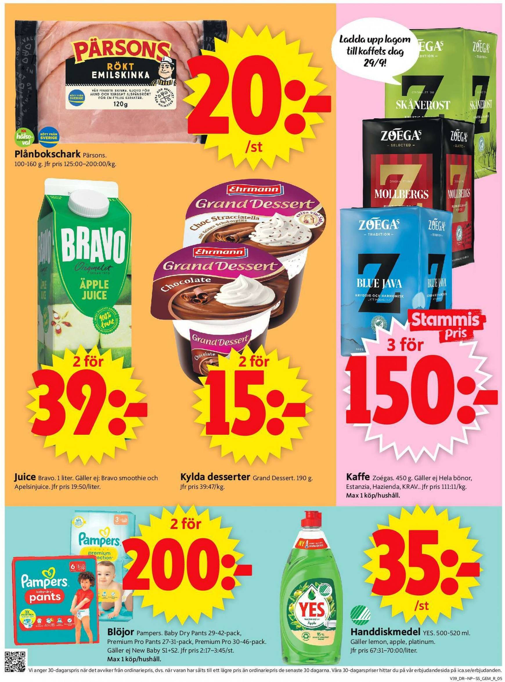 ICA Supermarket-reklambladet giltigt från 23.09. - 29.09. 5