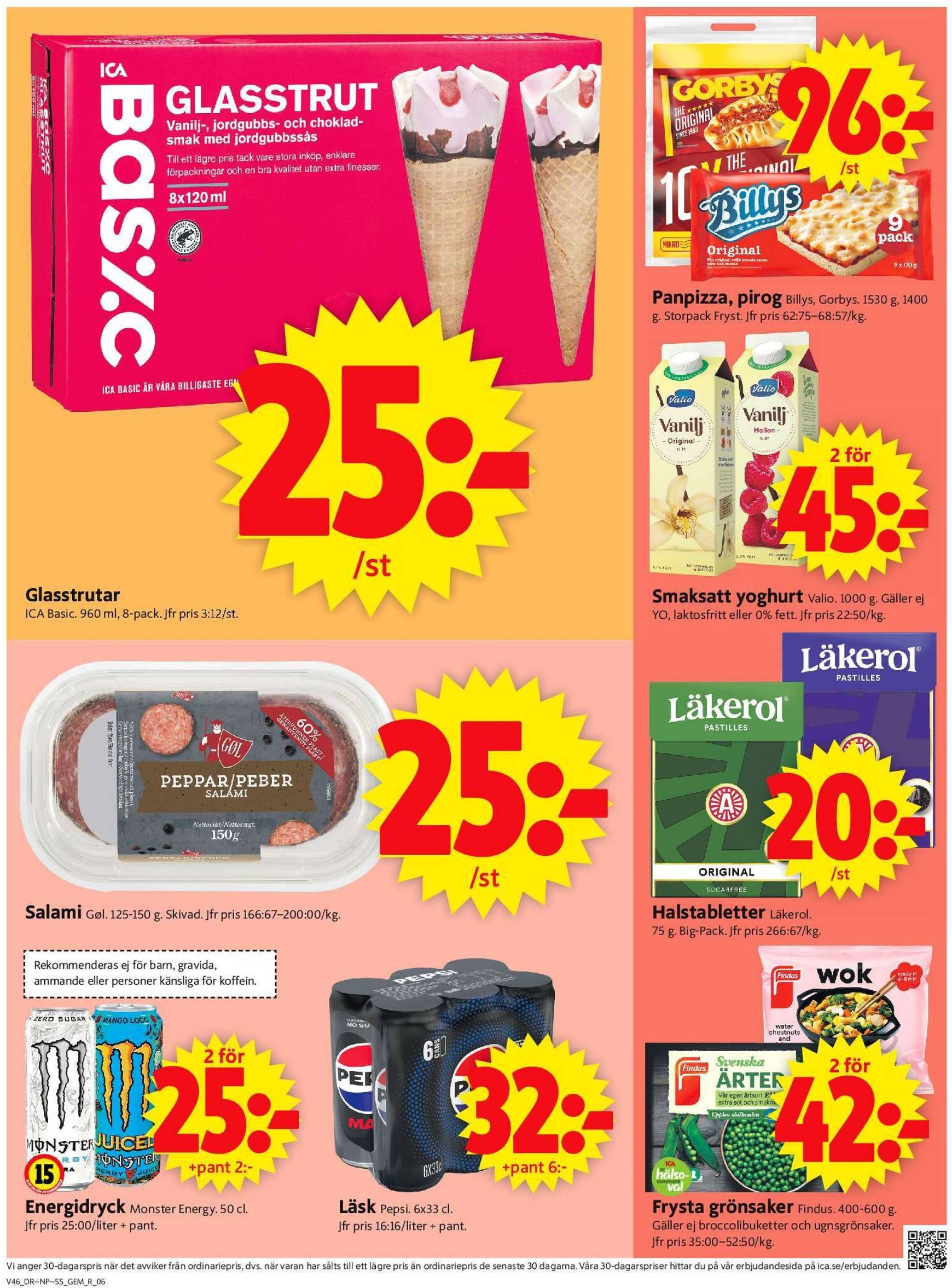 ICA Supermarket-reklambladet är giltigt från 11.11. - 17.11. 8