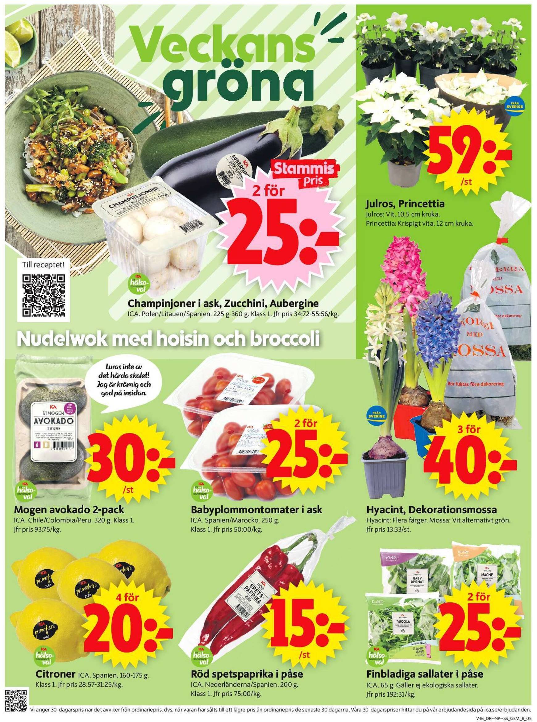 ICA Supermarket-reklambladet är giltigt från 11.11. - 17.11. 5