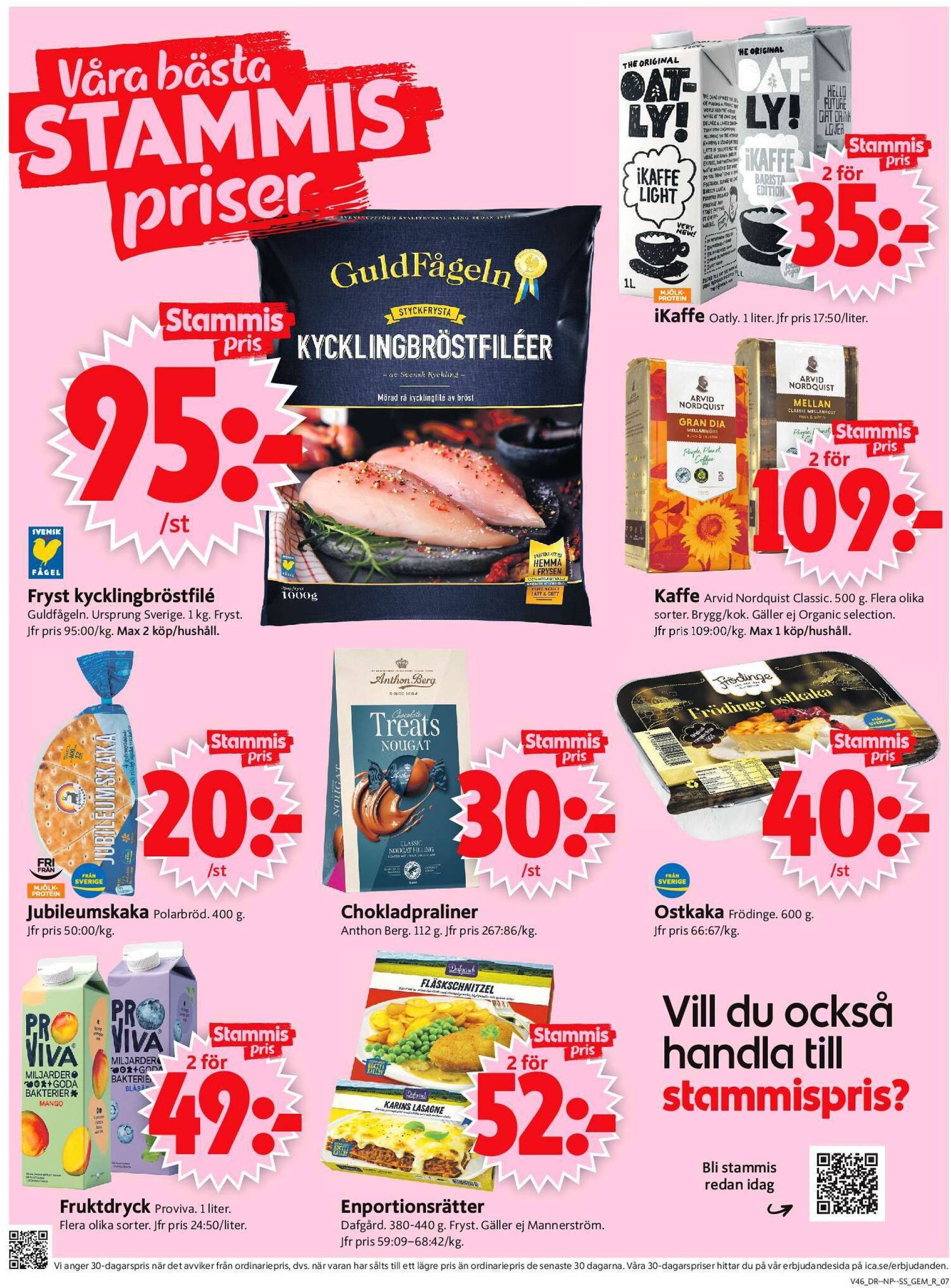 ICA Supermarket-reklambladet är giltigt från 11.11. - 17.11. 9