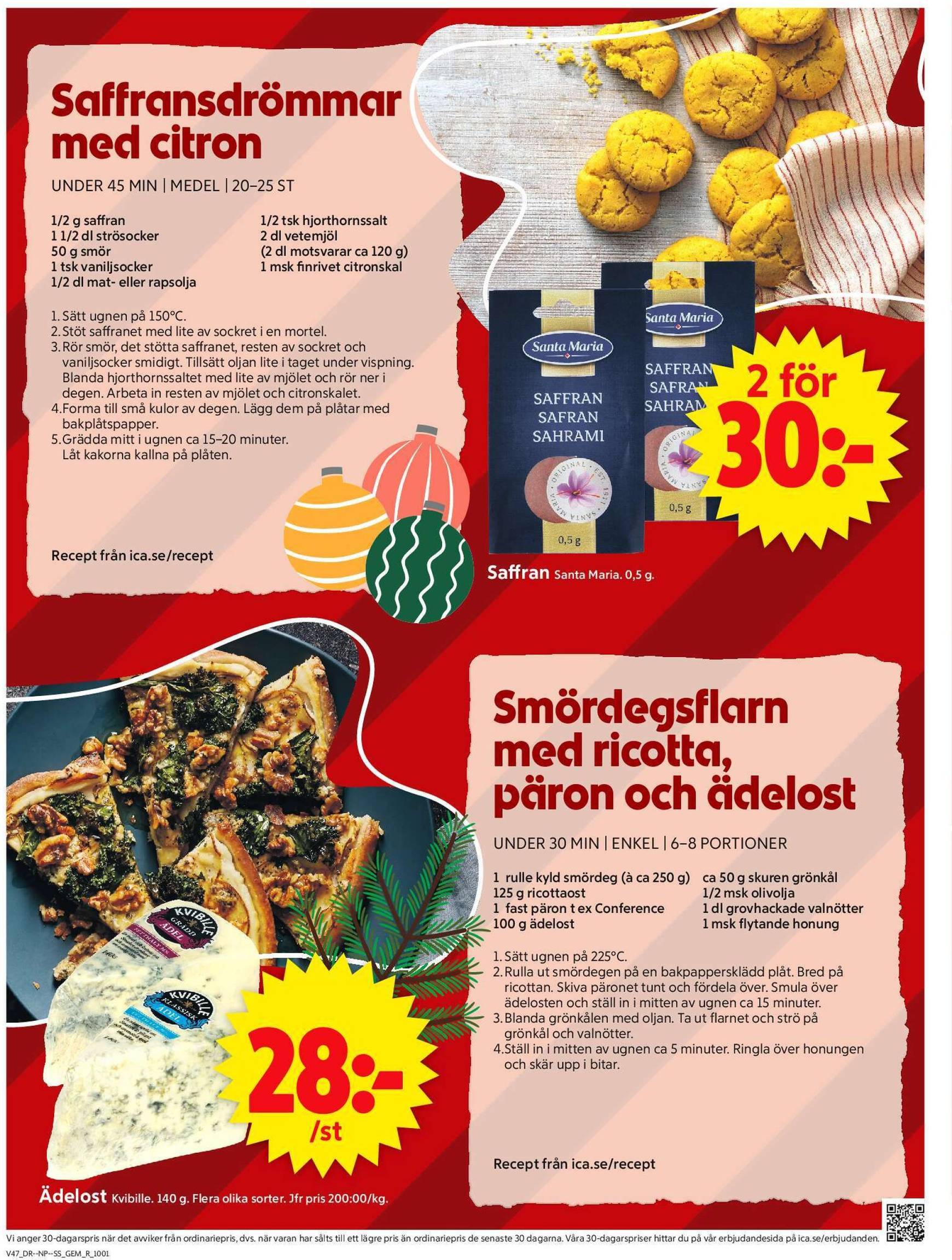 ICA Supermarket-reklambladet är giltigt från 18.11. - 24.11. 6