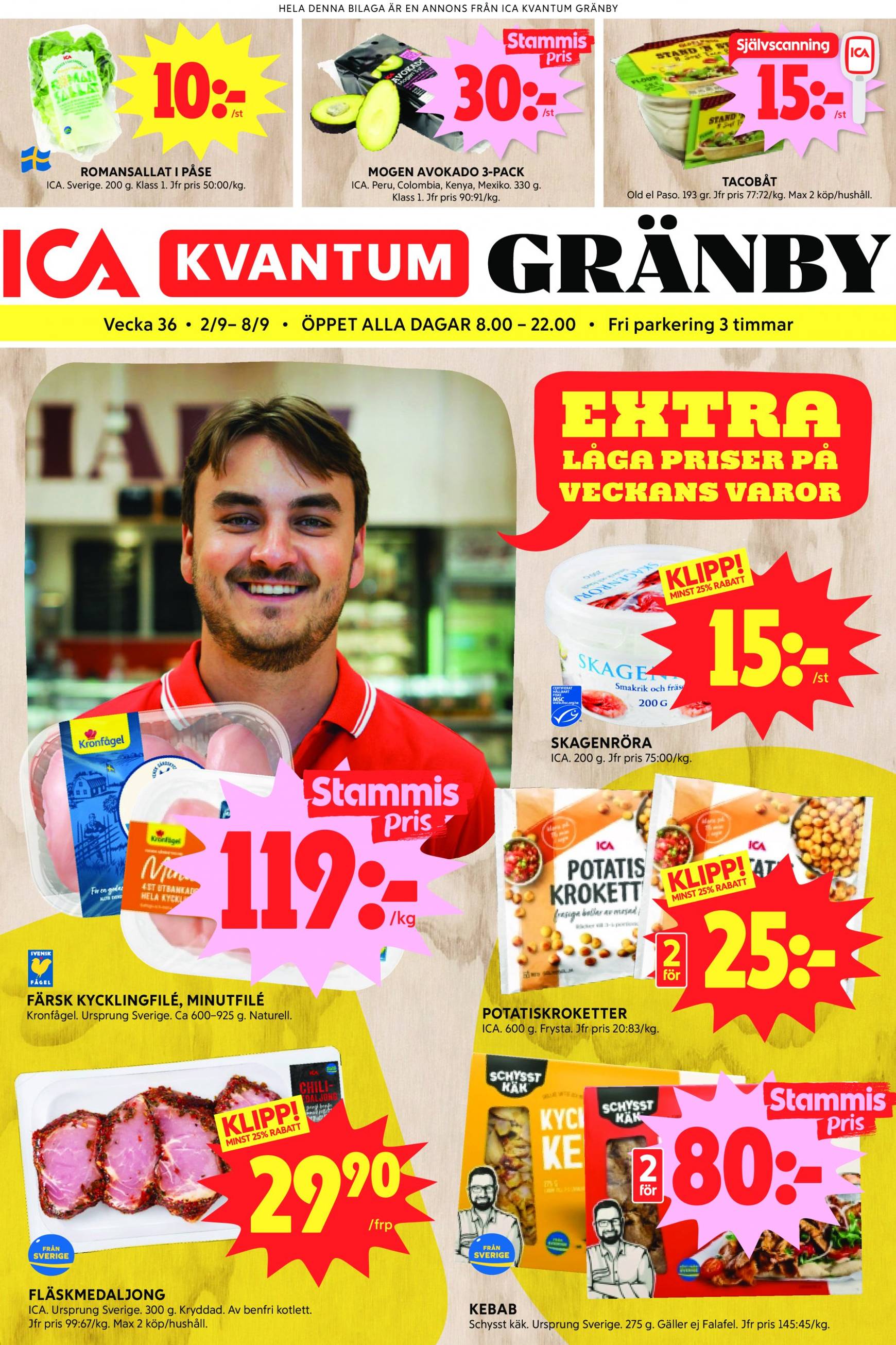 ICA Kvantum-reklambladet giltigt från 02.09. - 08.09.