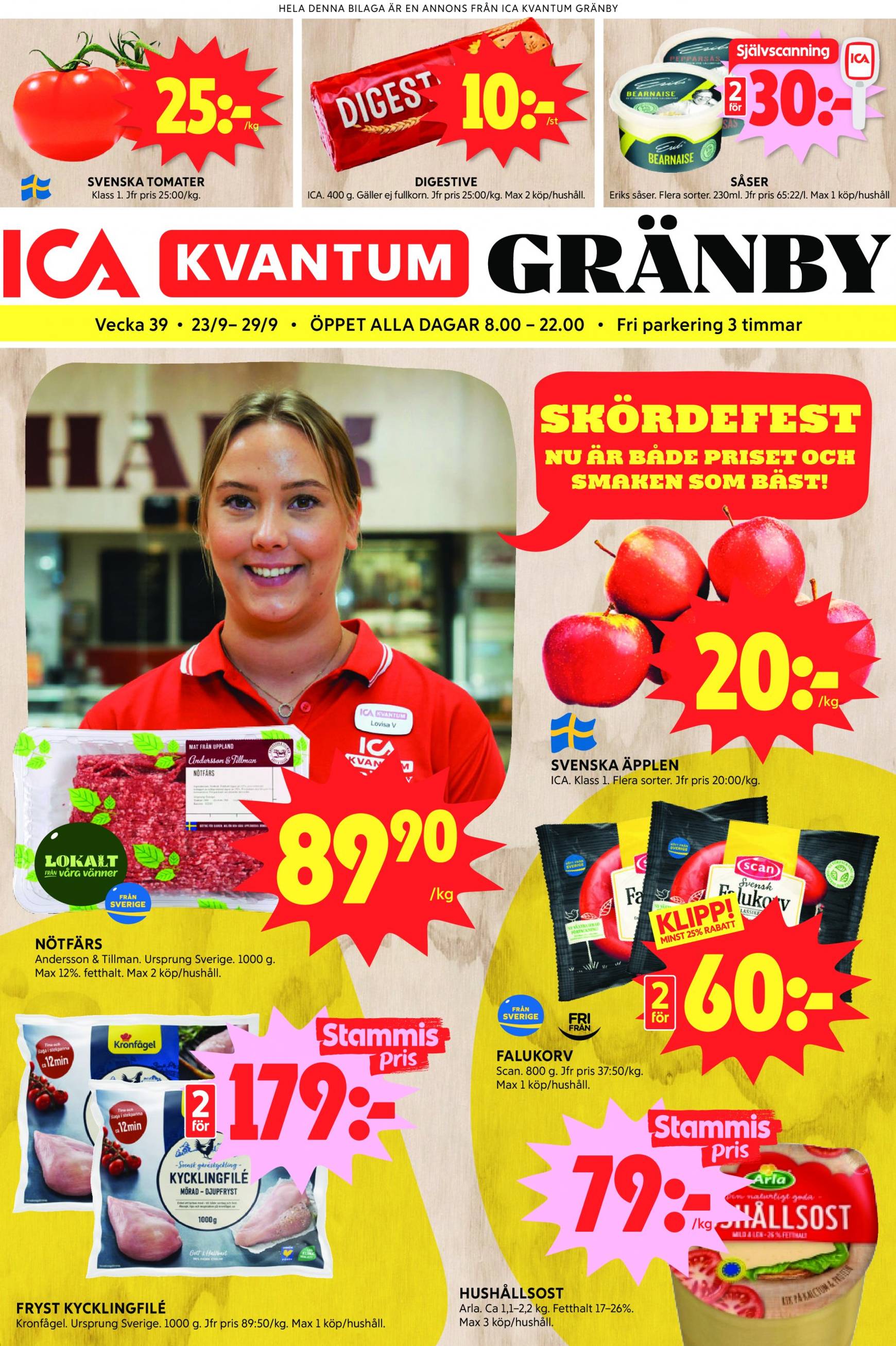 ICA Kvantum-reklambladet giltigt från 23.09. - 29.09.