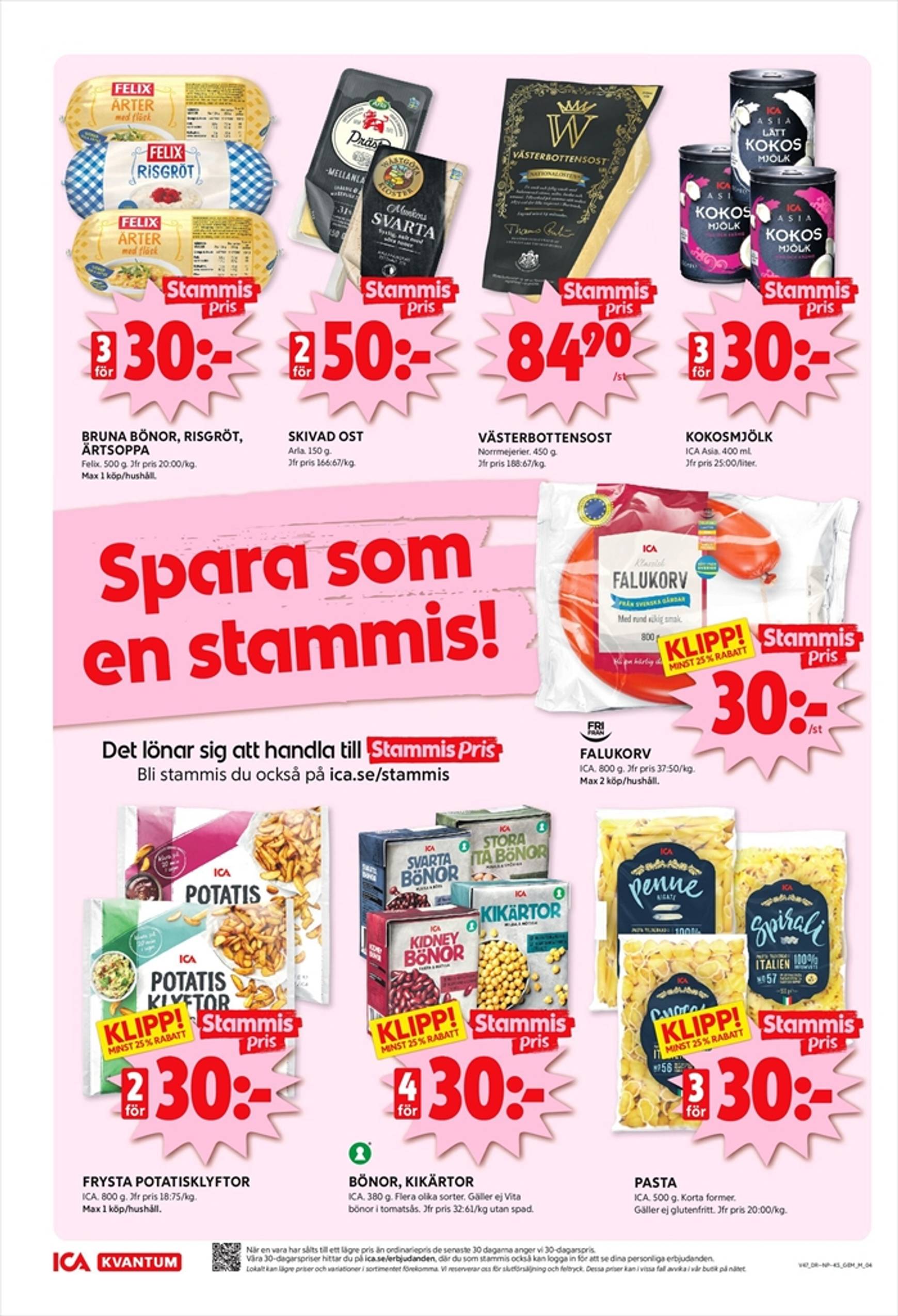 ICA Kvantum-reklambladet är giltigt från 18.11. - 24.11. 4