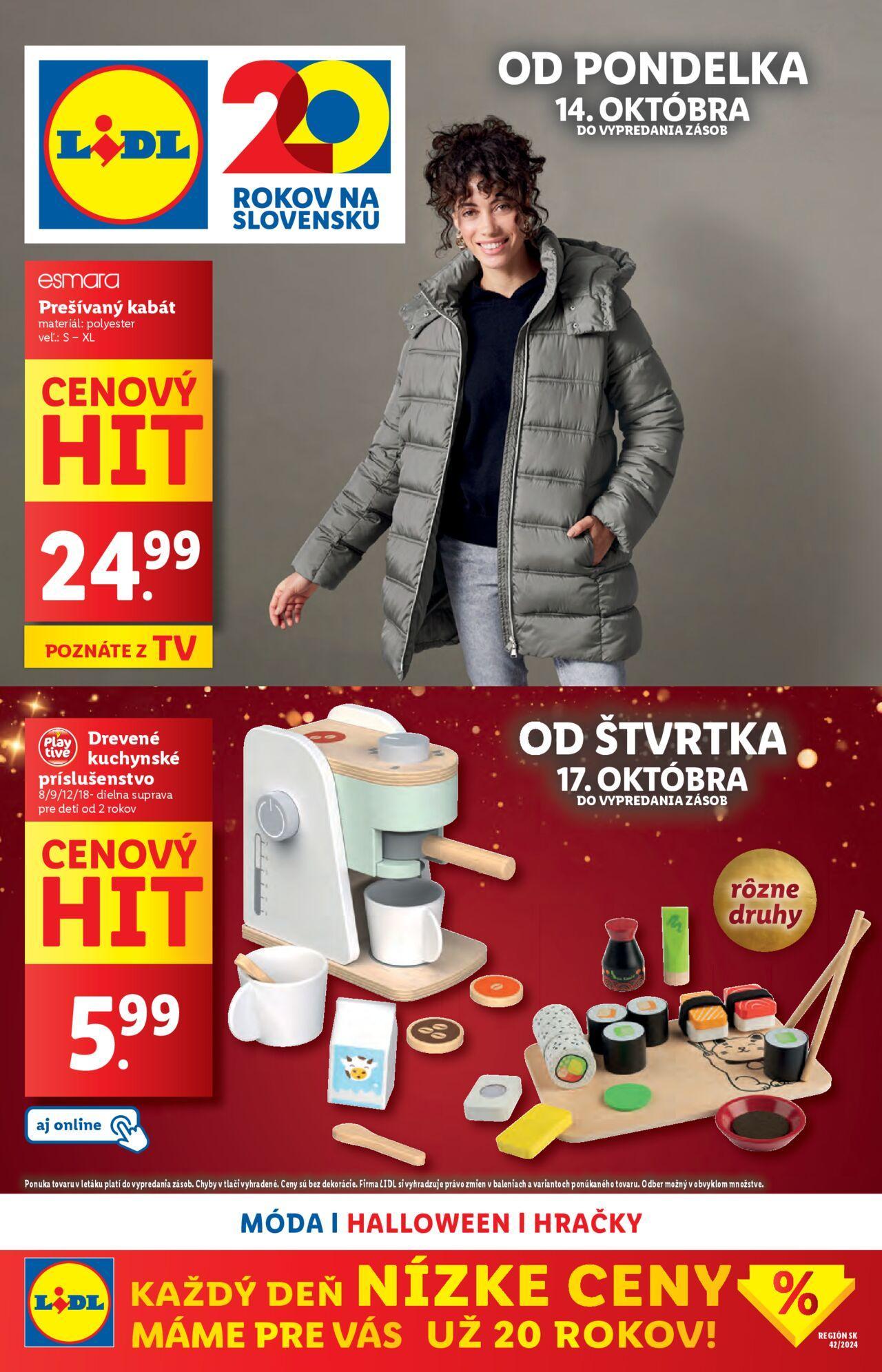 Lidl spotrebný tovar 14.10.2024 - 20.10.2024