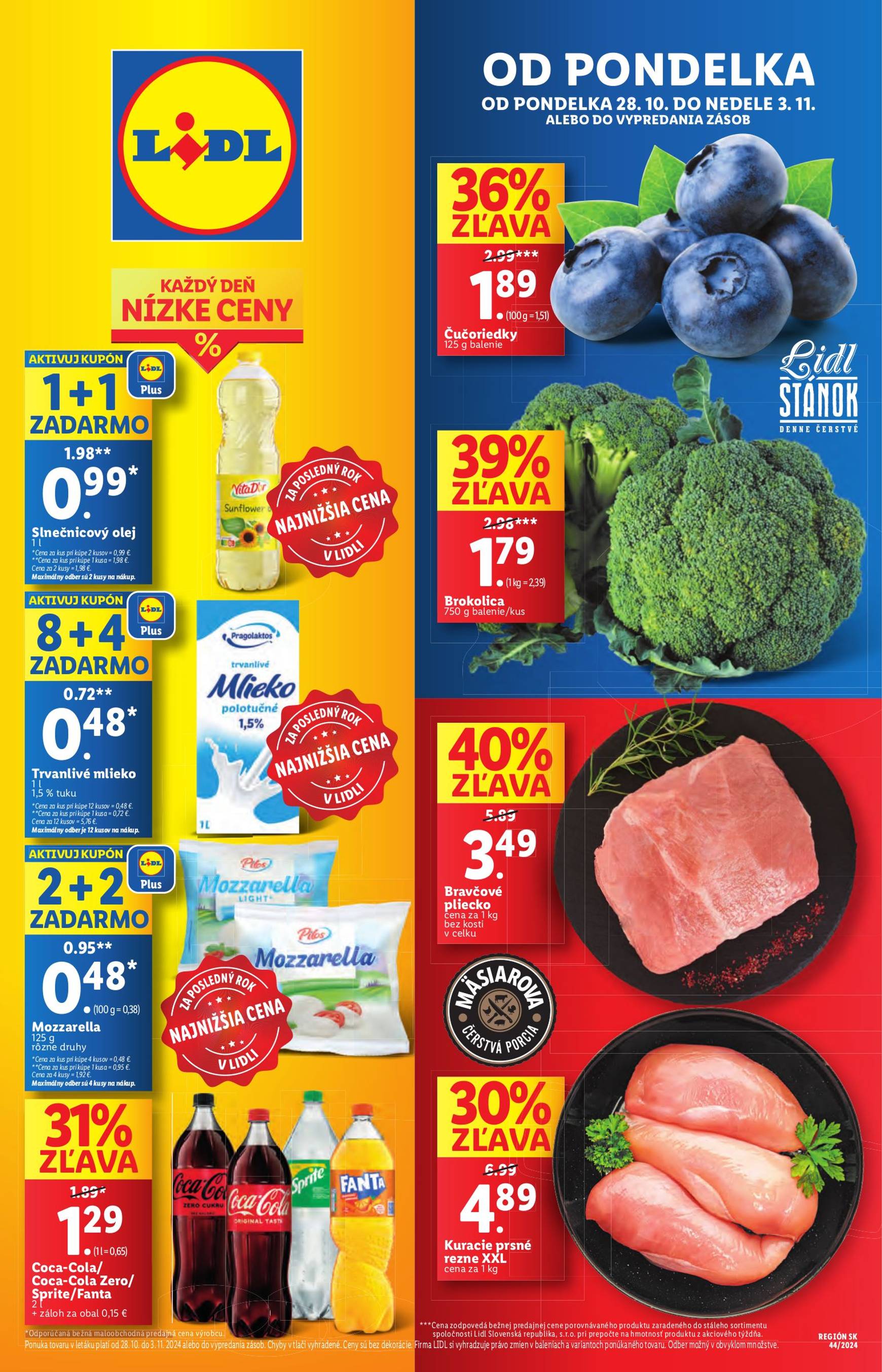 Lidl leták platný od 28.10. - 03.11.