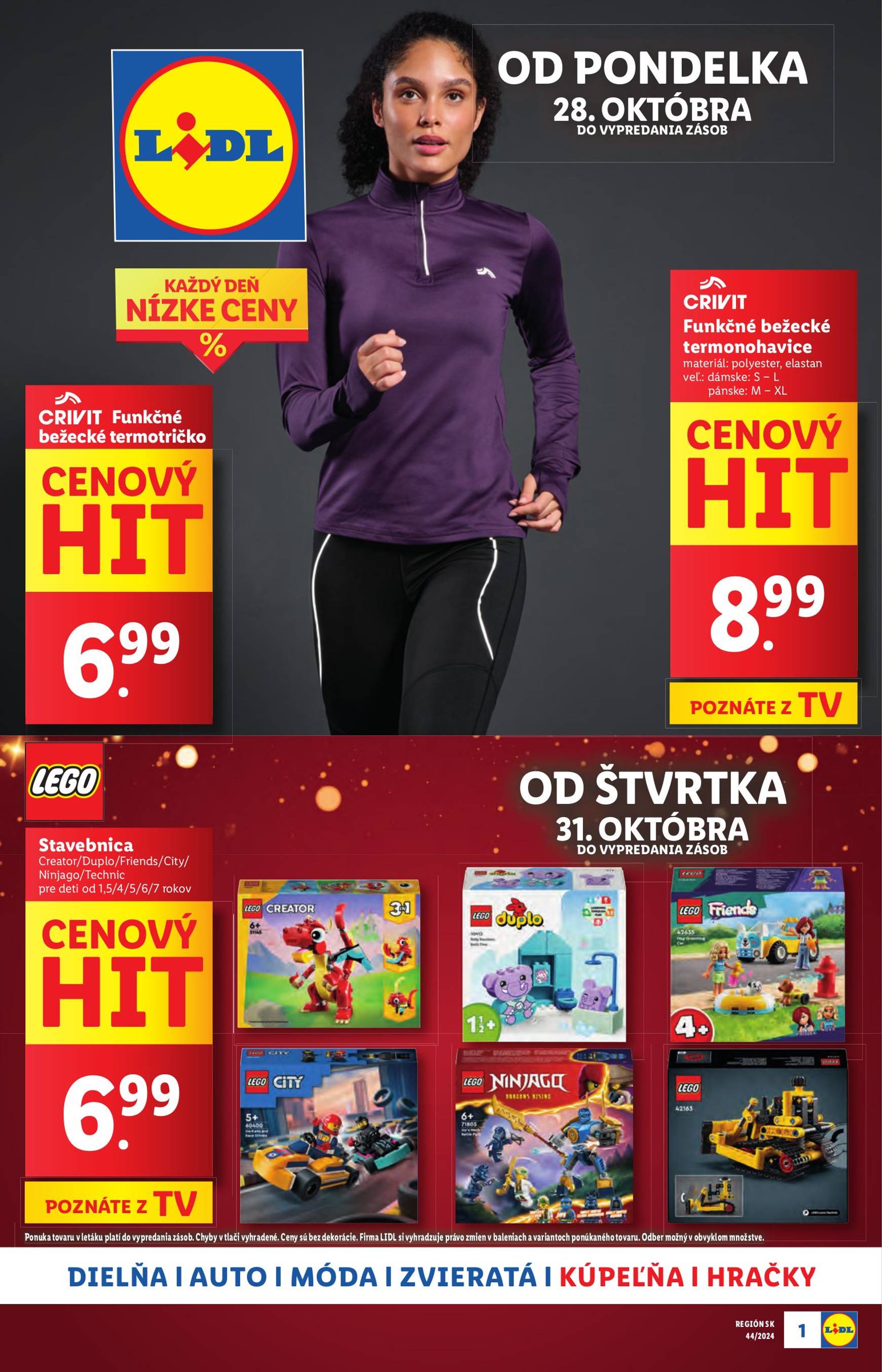 Lidl - Spotrebný tovar leták platný od 28.10. - 03.11.