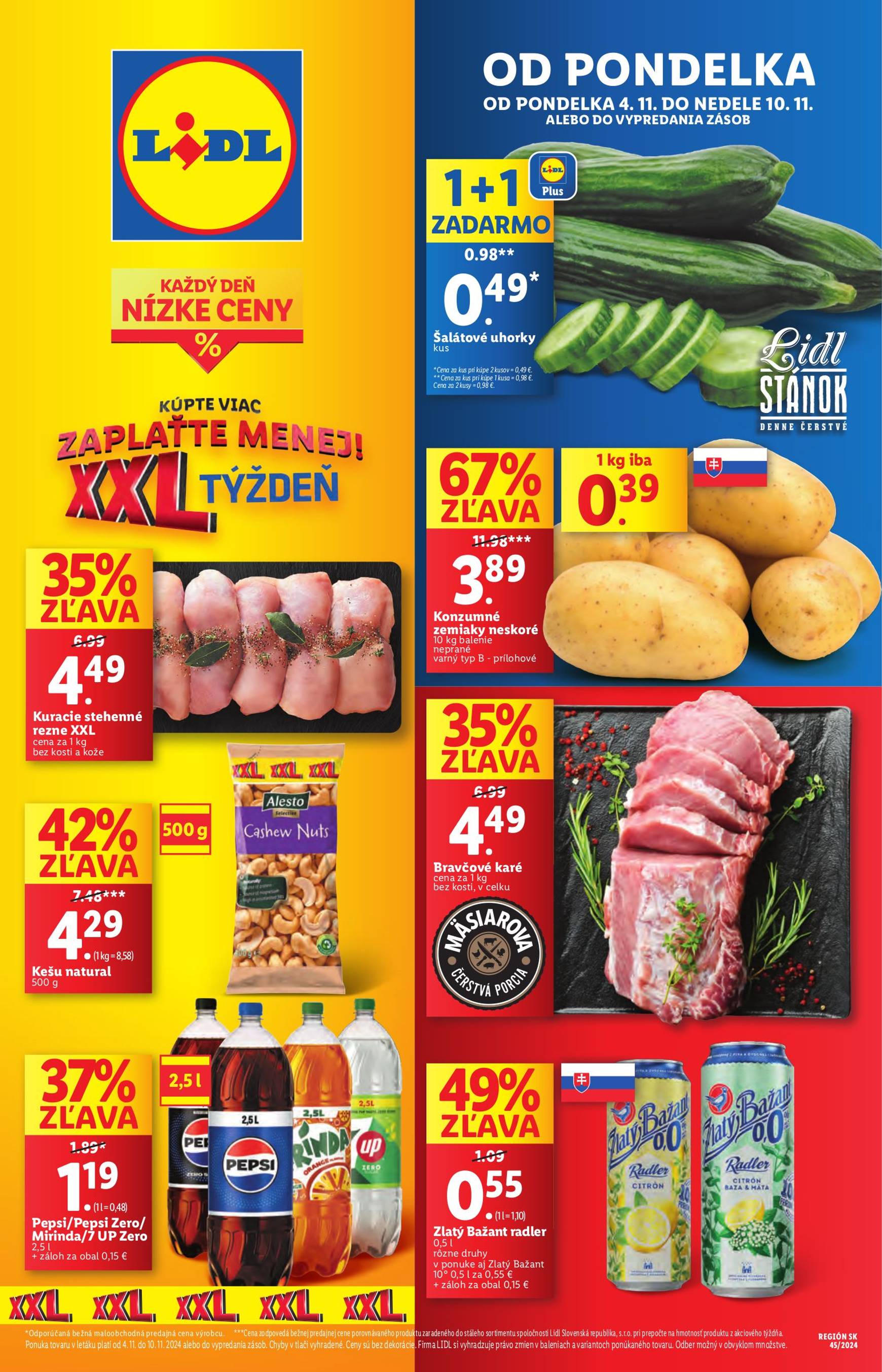 Lidl leták platný od 04.11. - 10.11.