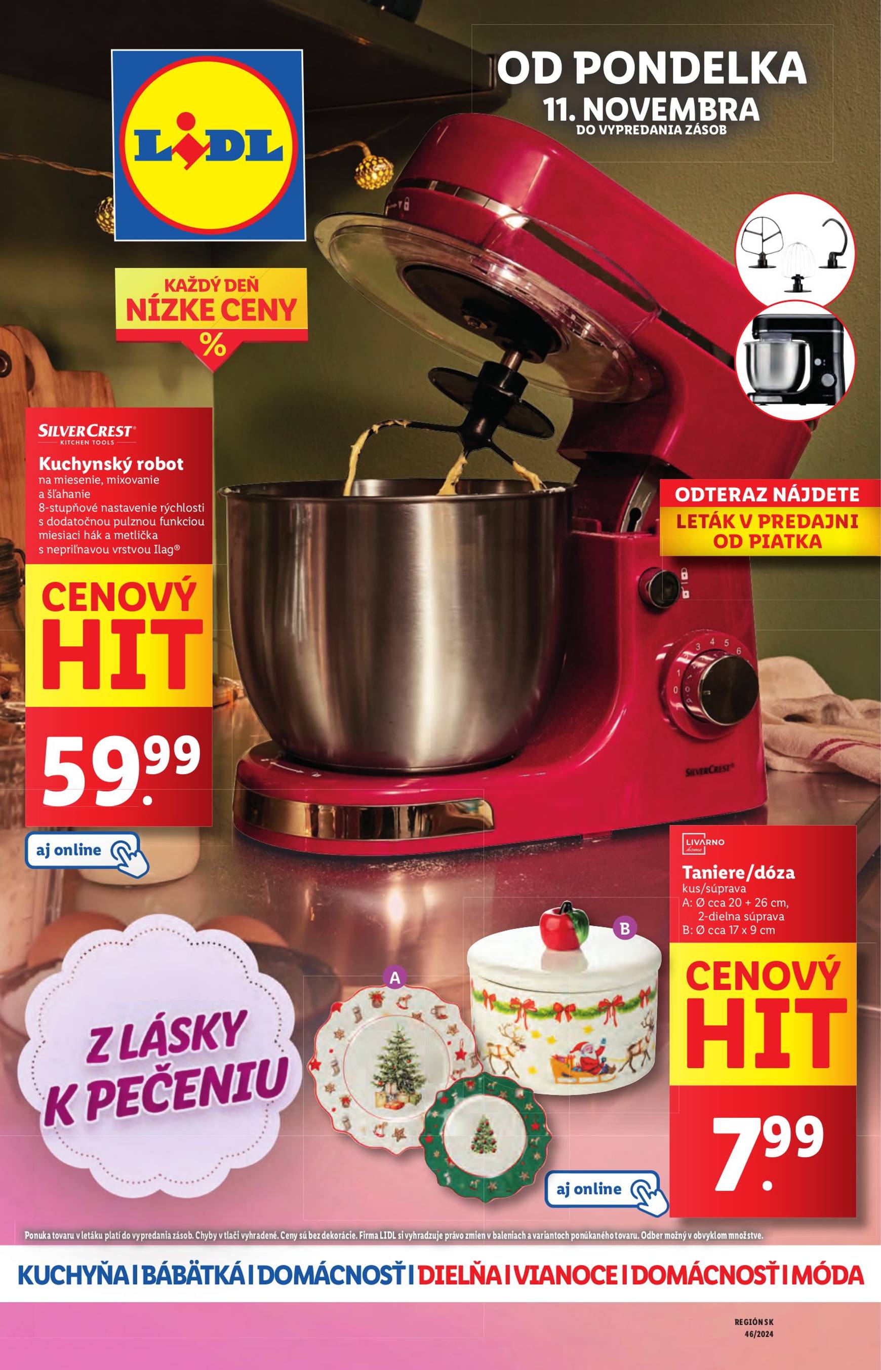 Lidl - Spotrebný tovar leták platný od 11.11. - 17.11.