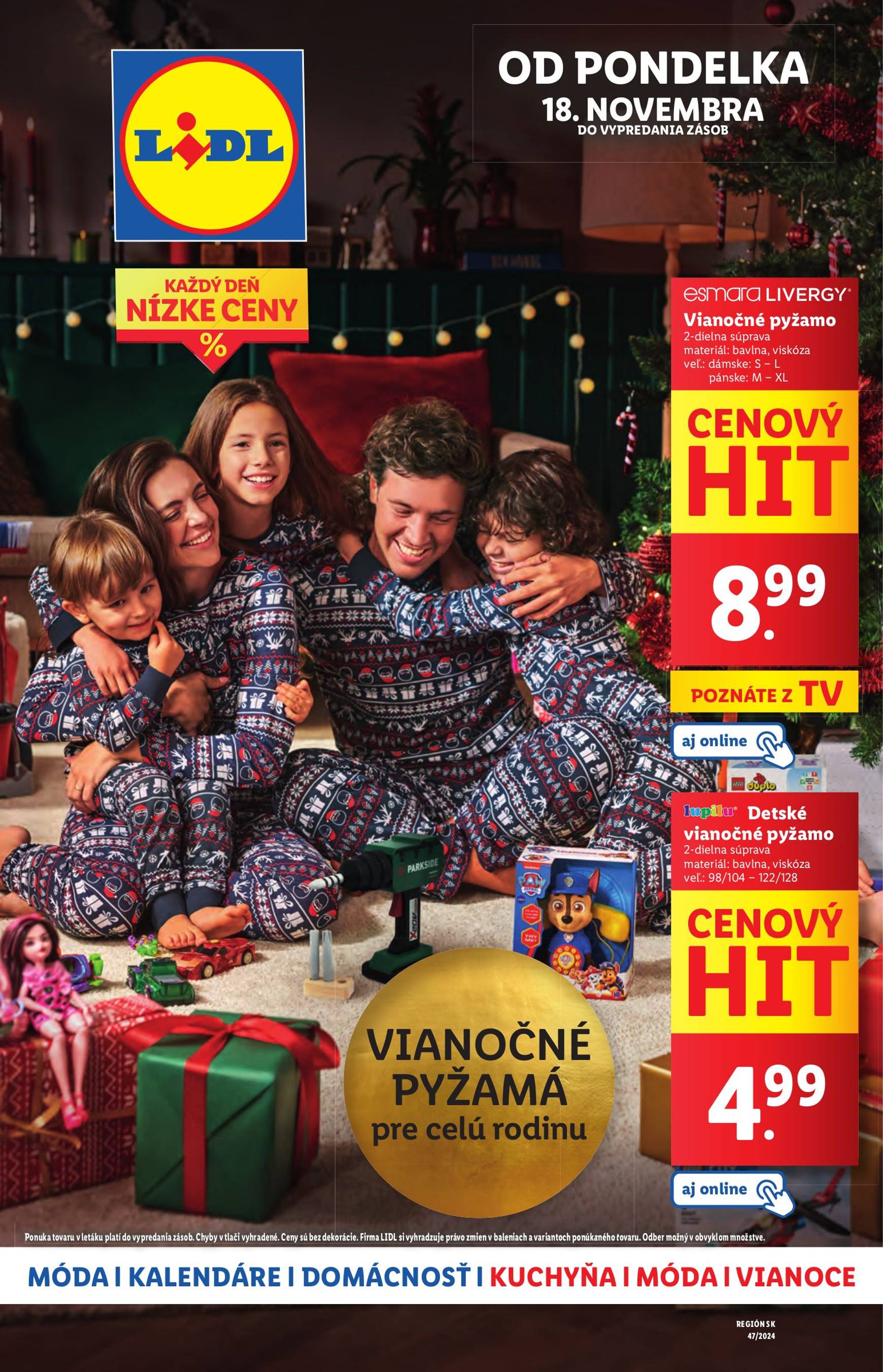 Lidl - Spotrebný tovar leták platný od 18.11. - 24.11.