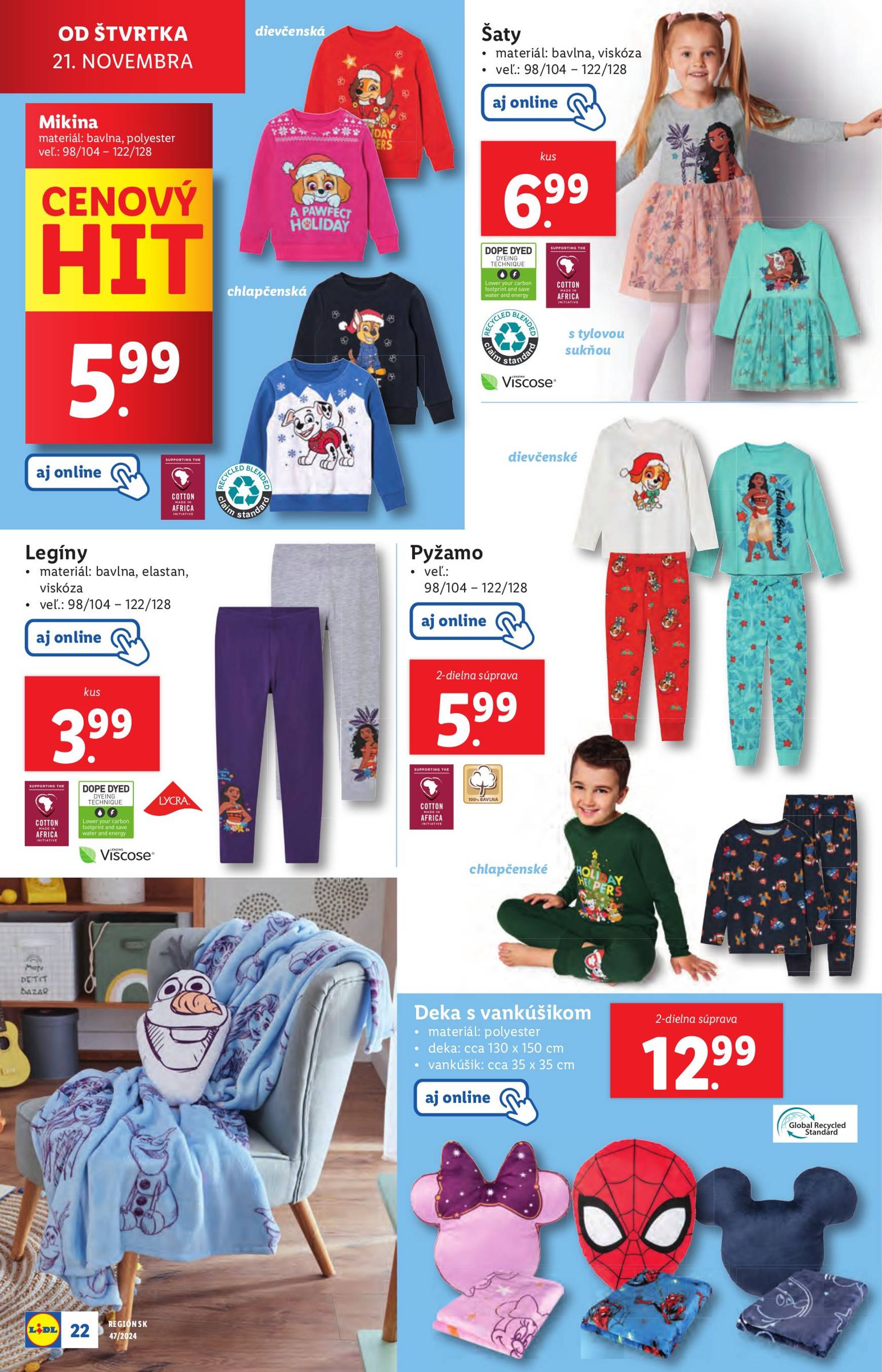 Lidl - Spotrebný tovar leták platný od 18.11. - 24.11. 24