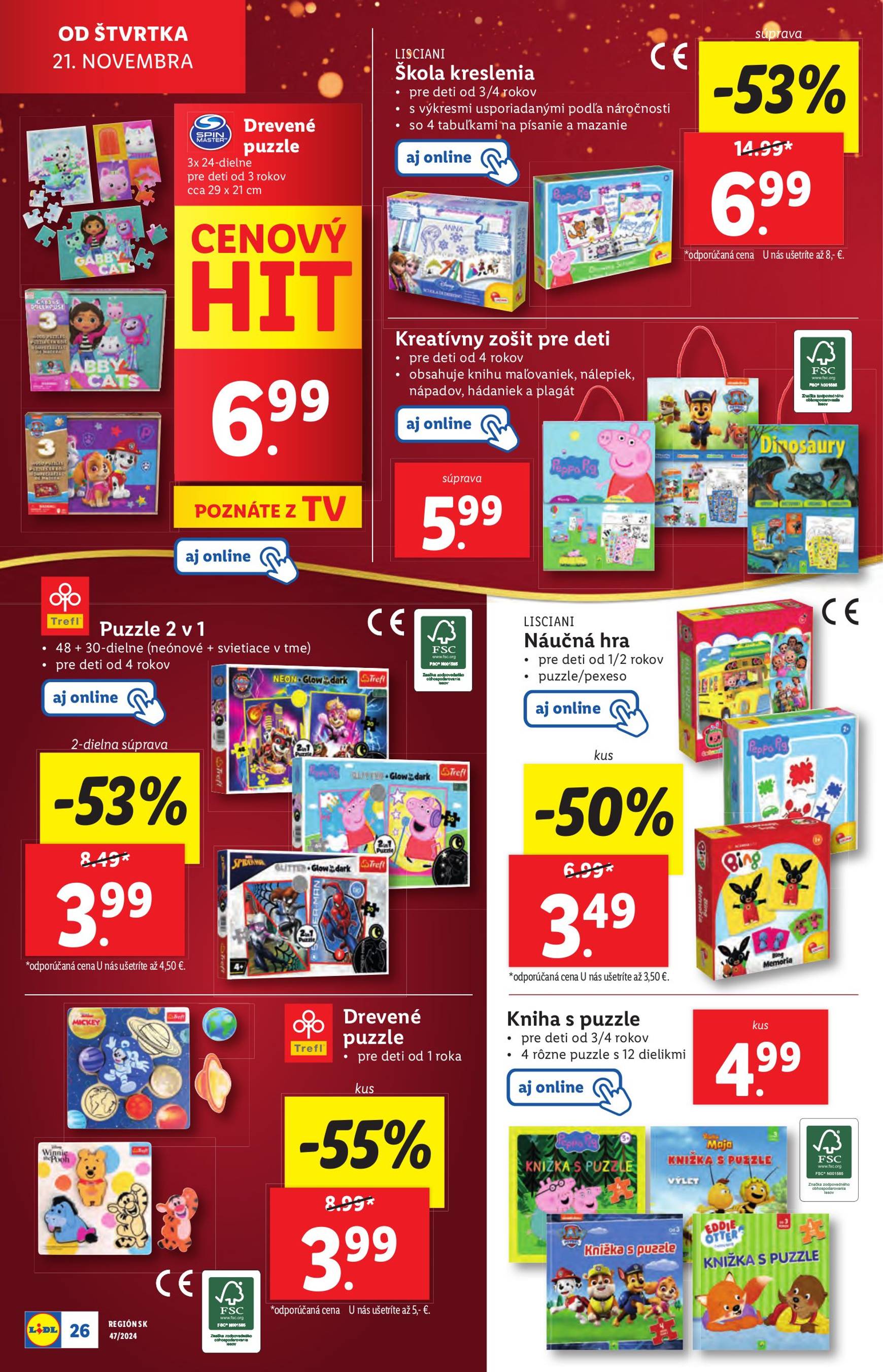 Lidl - Spotrebný tovar leták platný od 18.11. - 24.11. 28