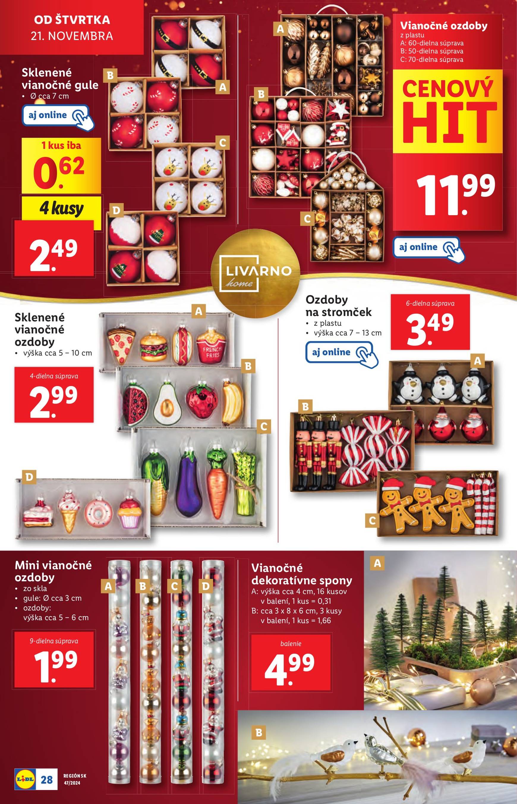 Lidl - Spotrebný tovar leták platný od 18.11. - 24.11. 30