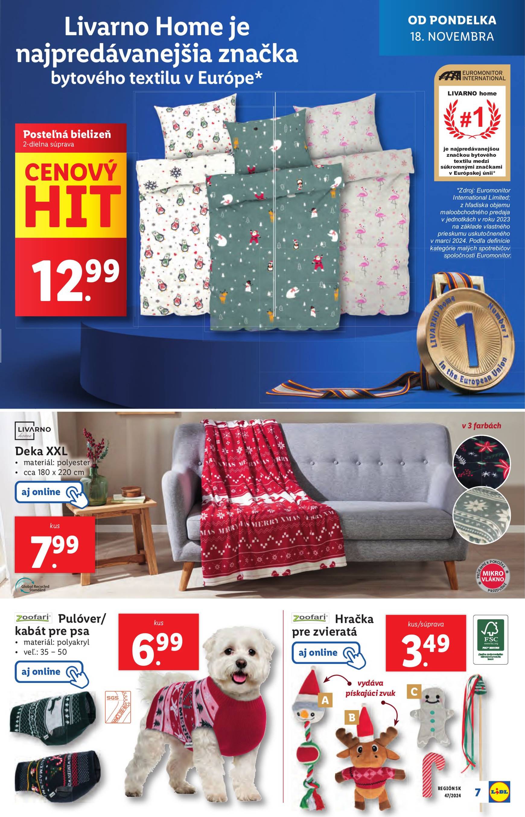 Lidl - Spotrebný tovar leták platný od 18.11. - 24.11. 7