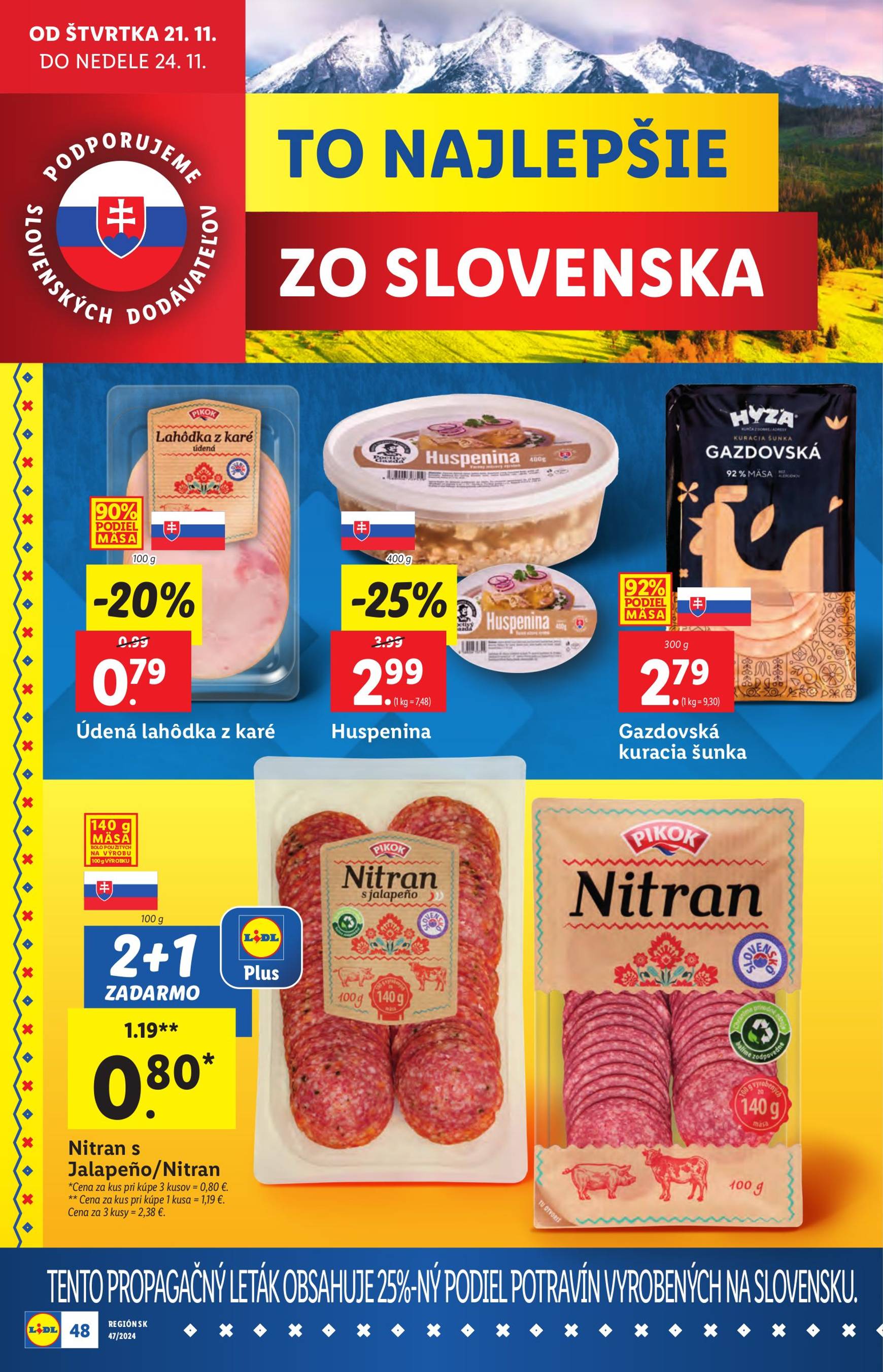 Lidl leták platný od 18.11. - 24.11. 56