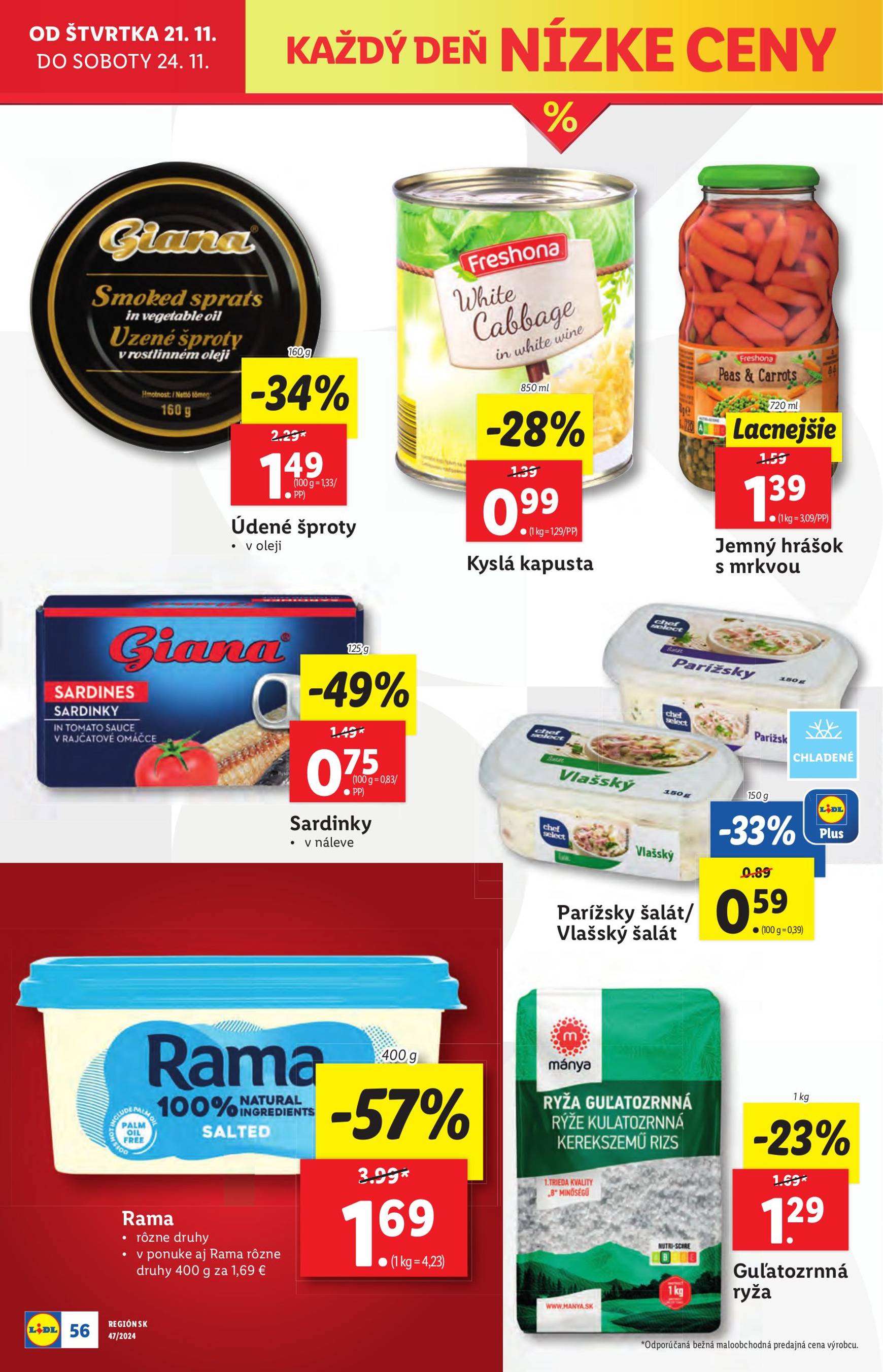 Lidl leták platný od 18.11. - 24.11. 64