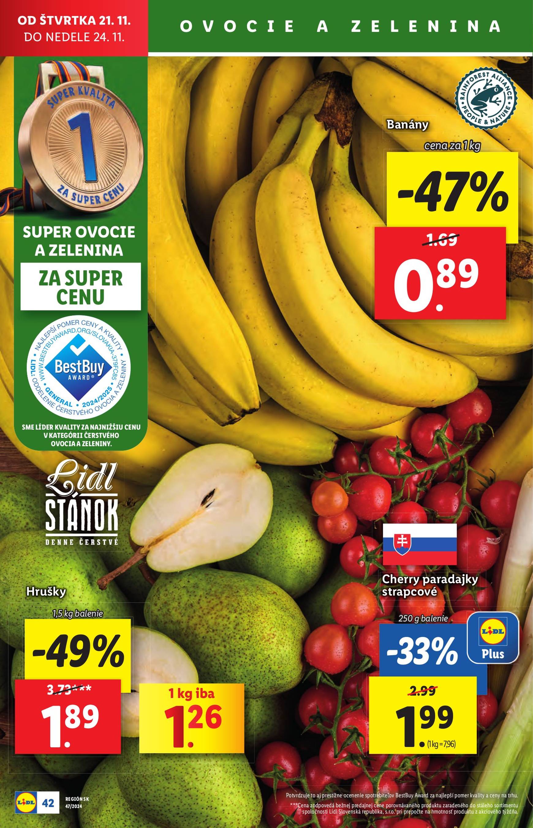 Lidl leták platný od 18.11. - 24.11. 50