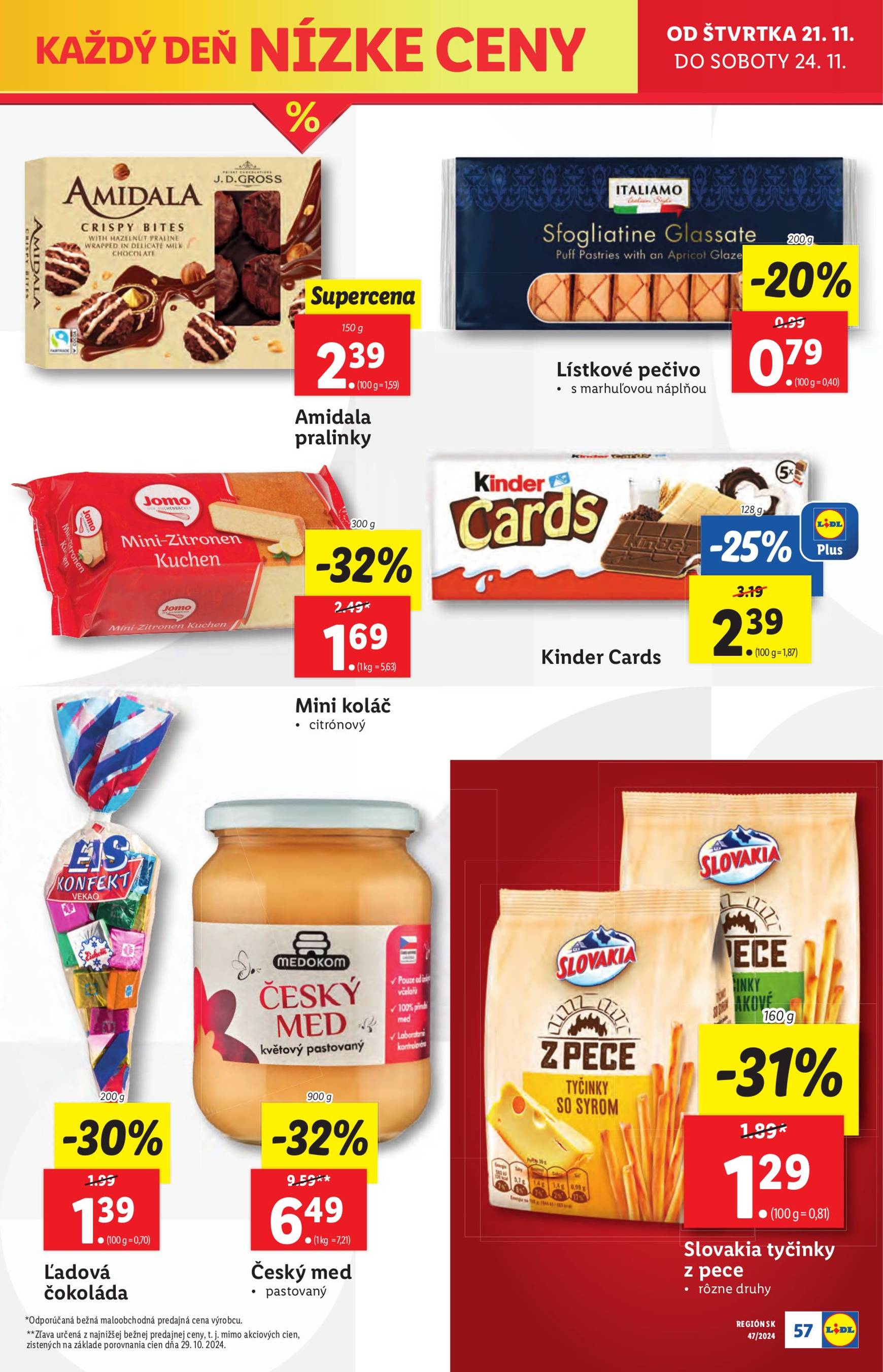 Lidl leták platný od 18.11. - 24.11. 65