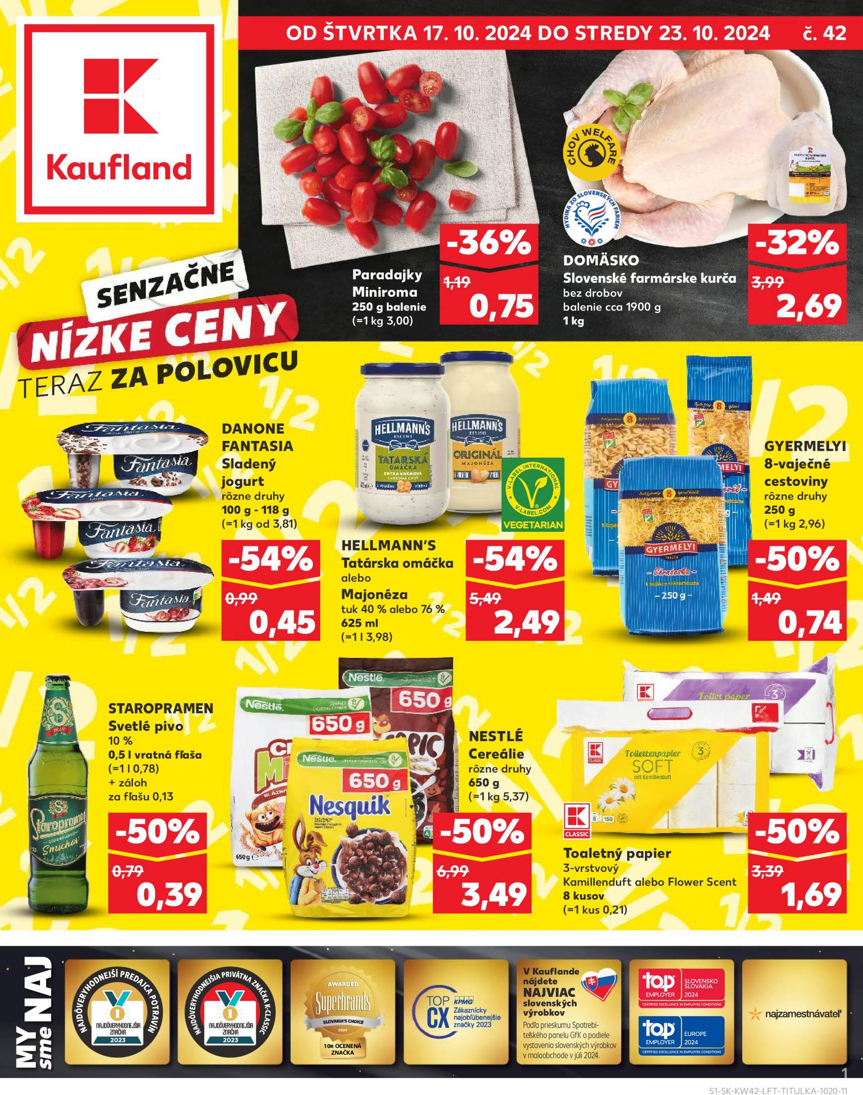 Kaufland leták platný od 17.10. - 23.10.