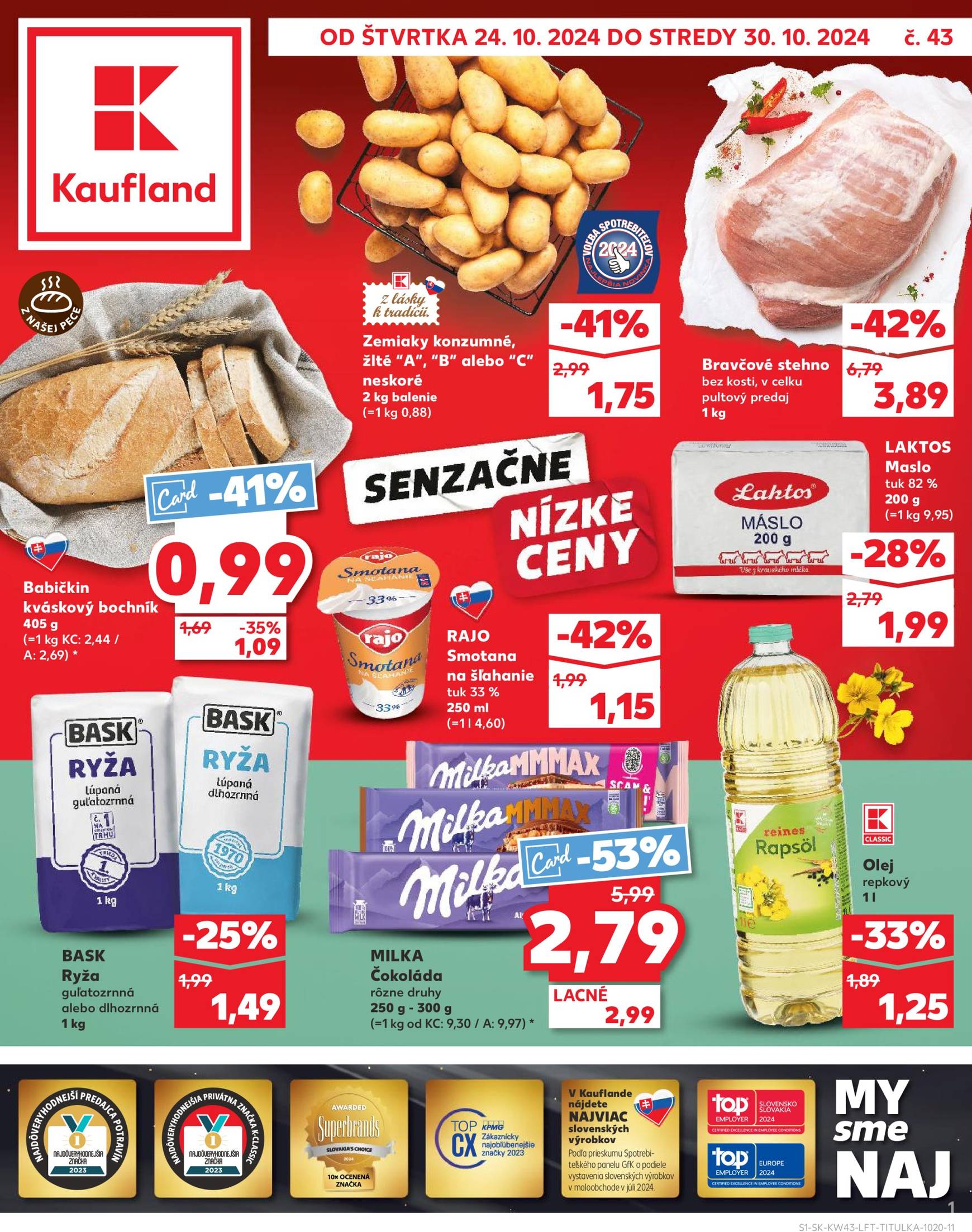 Kaufland leták platný od 24.10. - 30.10.