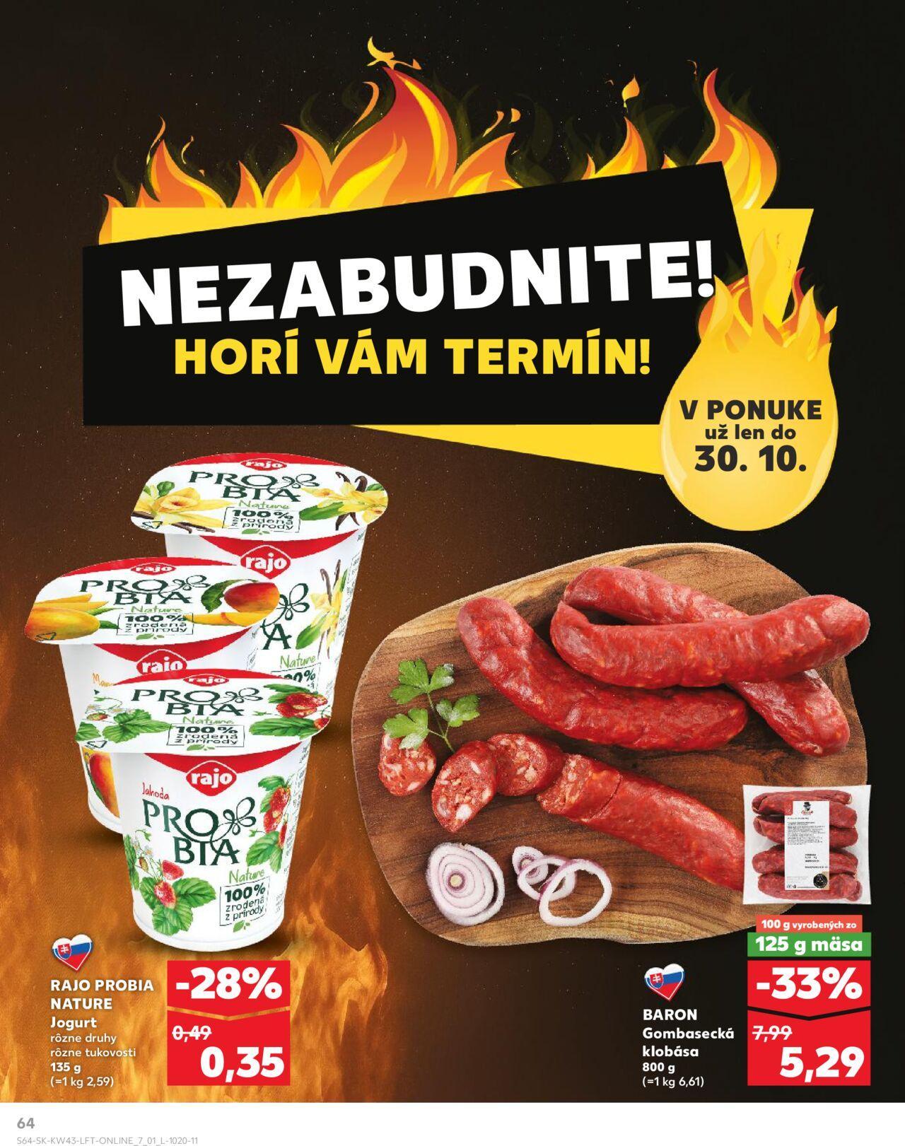 Leták Kaufland Košice-OC Galéria » 24.10.2024 - 30.10.2024 64