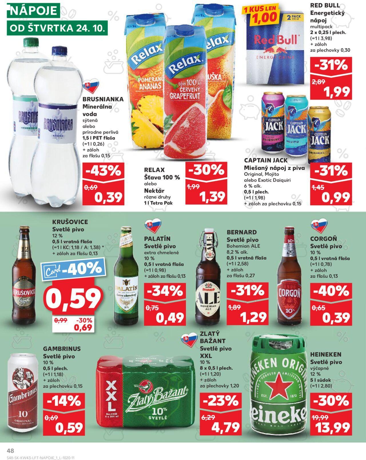 Leták Kaufland Košice-OC Galéria » 24.10.2024 - 30.10.2024 48